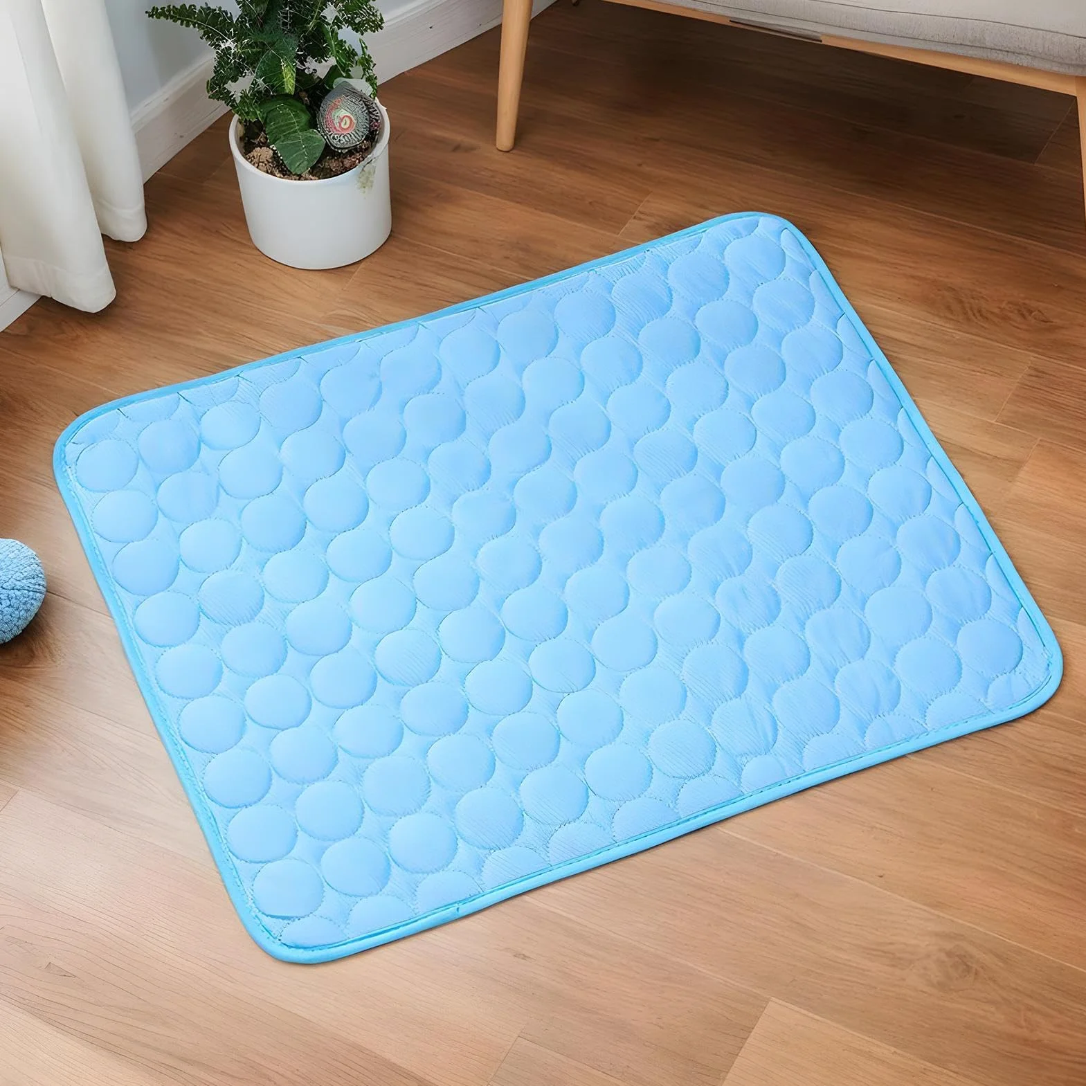 Tappetino Refrigerante 30x40cm Seta Di Ghiaccio Per Cani Gatti, Adatto A Gabbie, Dissipazione Del Calore Portatile