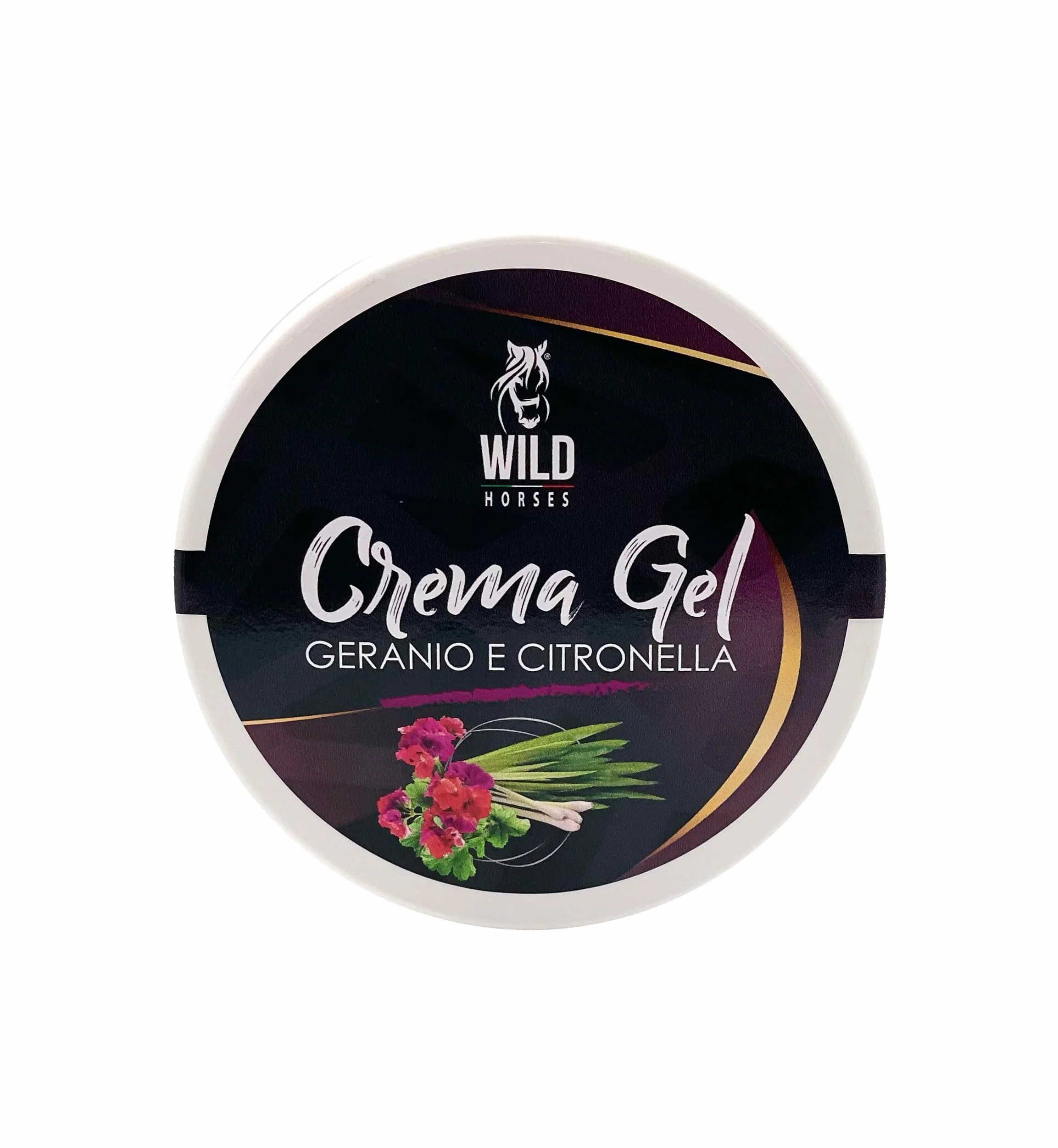 Crema Gel Geranio & Citronella con Oli Essenziali 500g Repellente Insetti Manto Lucido Made in Italy