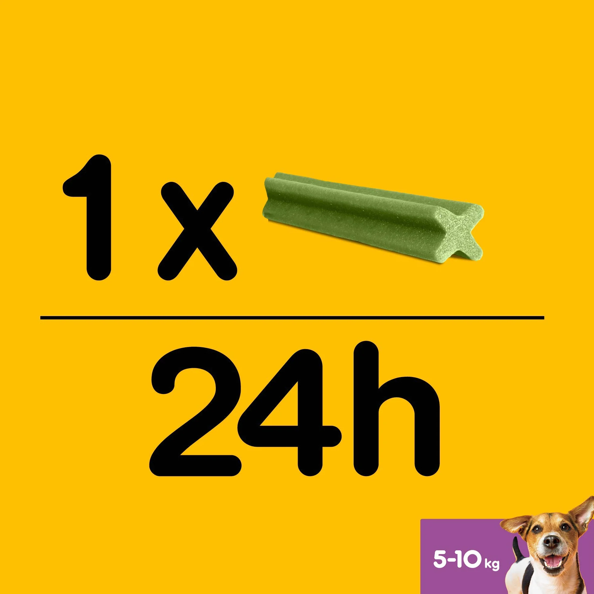 Pedigree Dentastix Fresh 112 Snack per la Igiene Orale (Cane Piccolo 5-10 kg) 440 g 28 Pezzi - 4 Confezioni da 28 Pezzi (112 Pezzi totali)