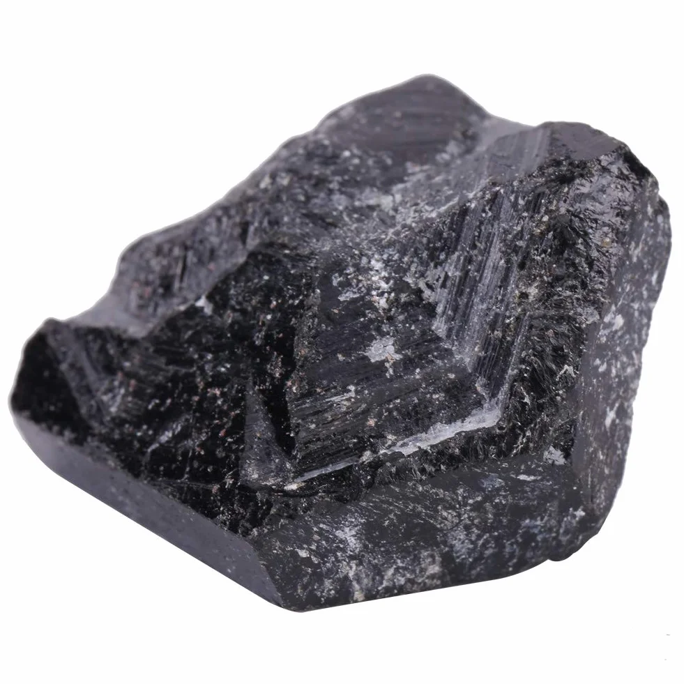 1 Pz Quarzo Naturale, Turmalina Negra Turmalina Negra Piedra Cristallo Naturale Tormalina Roccia Grezza Pietra Curativa Minerale