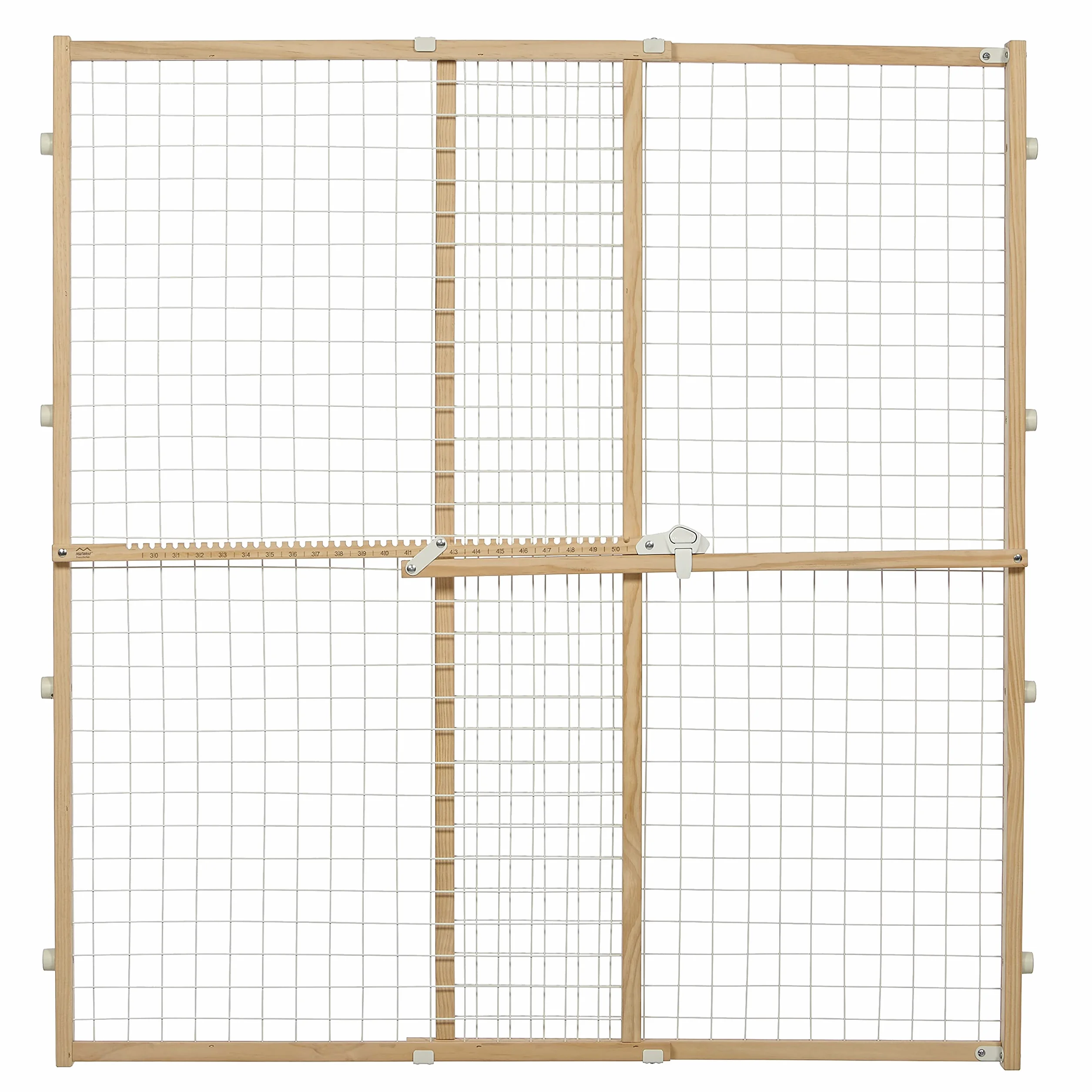MidWest Homes for Pets Cancello sicurezza animali domestici 73,6-127 cm larghezza 111,7 cm altezza legno filo verniciato a polvere