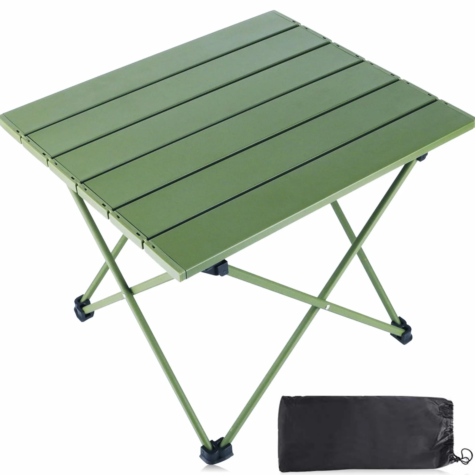 Frasheng Tavolo Pieghevole Campeggio Per Picnic, Compatto In Alluminio Portatile, con Borsa da Trasporto Per Spiaggia,Pesca