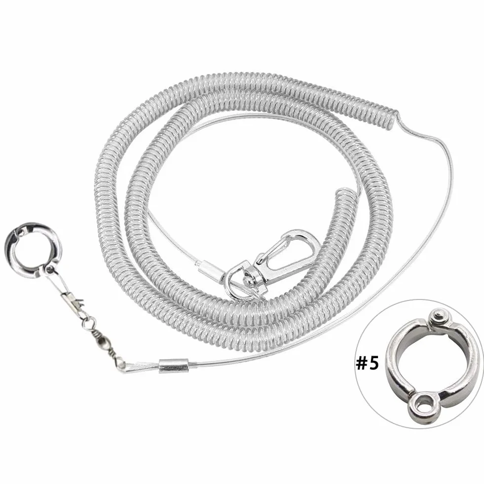 Cavigliera per Uccelli da Compagnia, Catena per Pappagalli Pettorina per Uccelli Pappagallo Ultraleggera Guinzaglio Anti-morso Volo All'aperto Corda da Addestramento Forniture per Animali