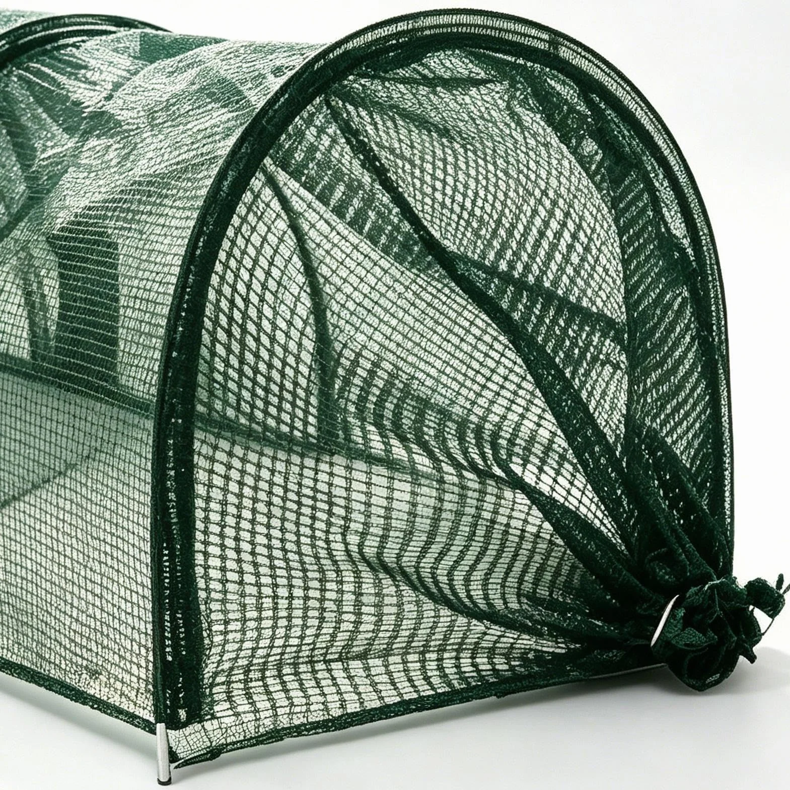 Tunnel lungo pieghevole per pollo, rete flessibile con clip di installazione rapida, recinto mobile per animali, gabbia esterna per anatre, oche, conigli, piccoli animali domestici, pulcini