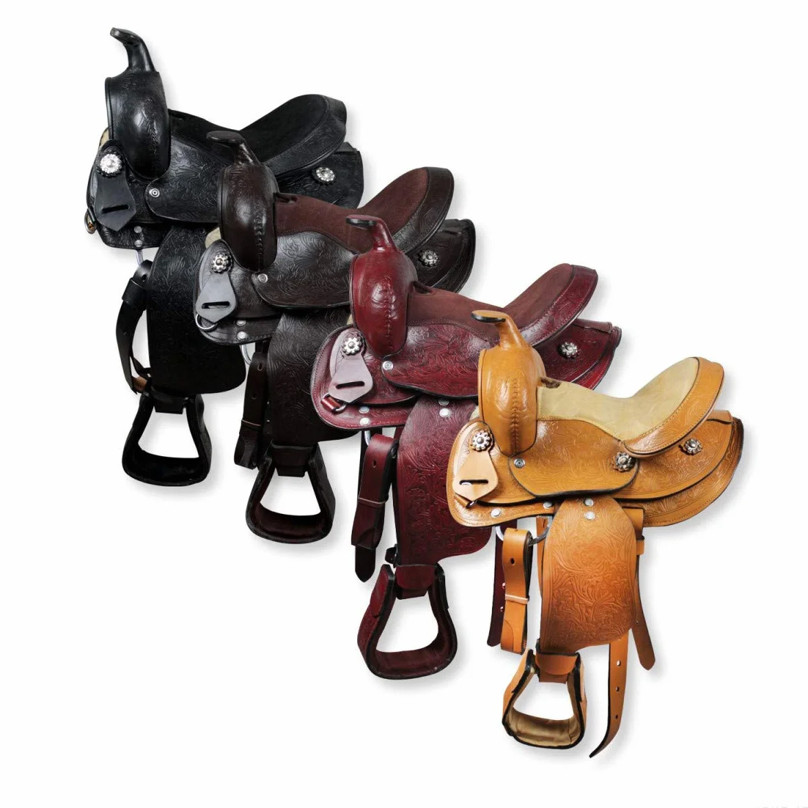 Silver Star Sella Pony Western Marrone 10” = 25,5 cm