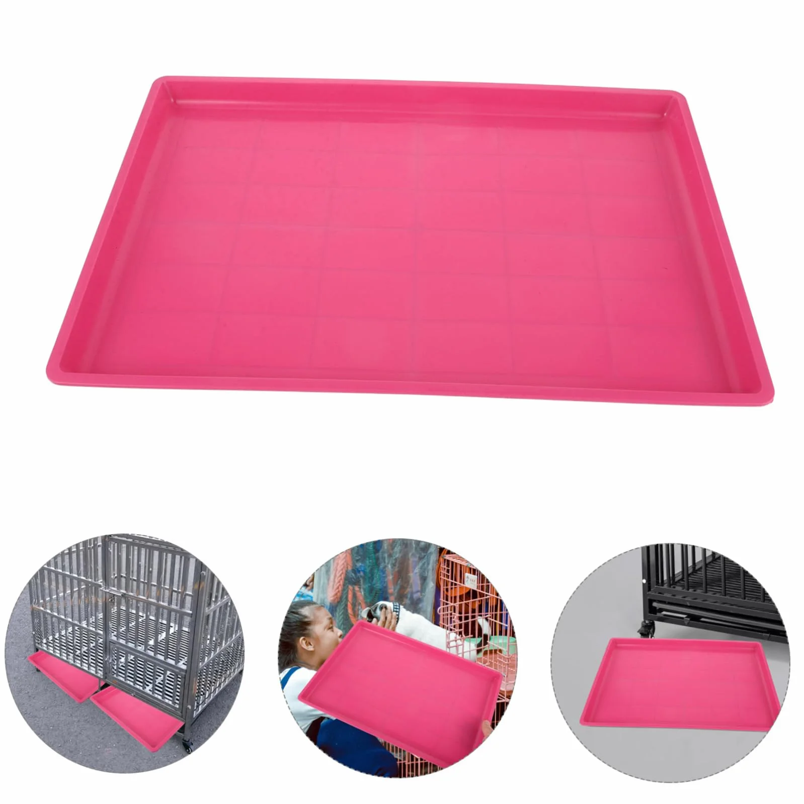 TOYANDONA Vassoio Inferiore per Gabbia in Plastica per Animali Domestici
