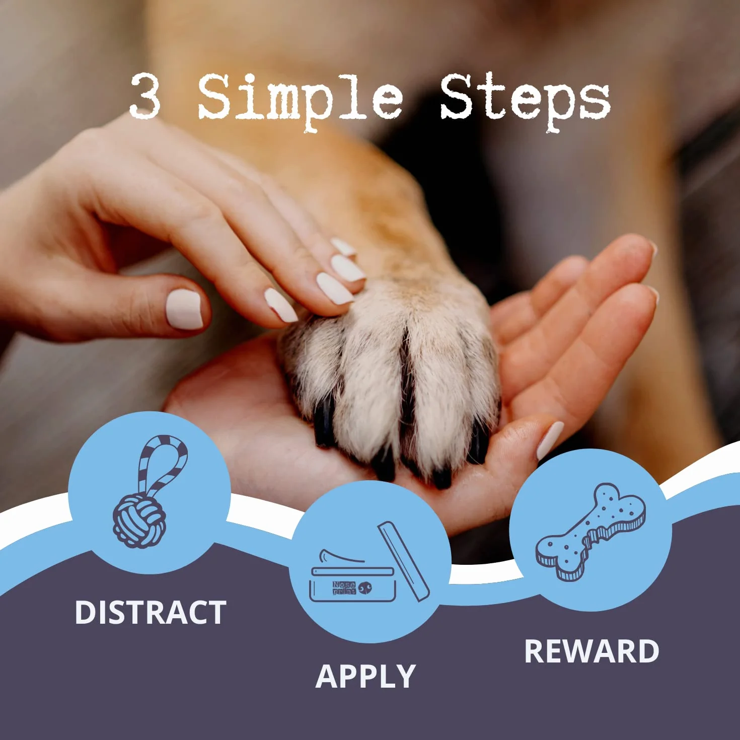 Dog Nose & Paw Balm 100ML Paw Protector Moisturiser for Dry Cracked Pads