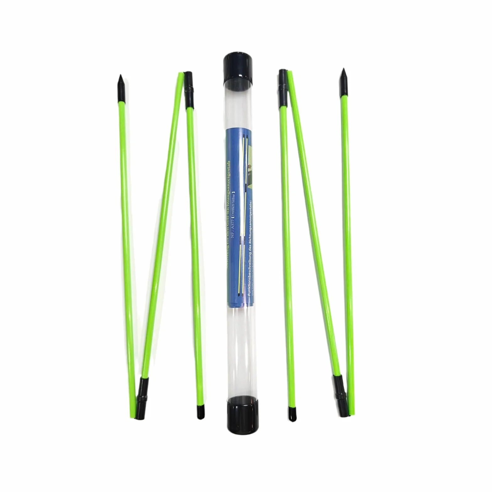 flintronic Bastone Indicatore Golf, Bastoncini di Allineamento da Golf a Tre-Pieghe, Attrezzatura da Allenamento daGolf Portatile per Puntare, Allenare, Accessori di Postura Corretta daGolf