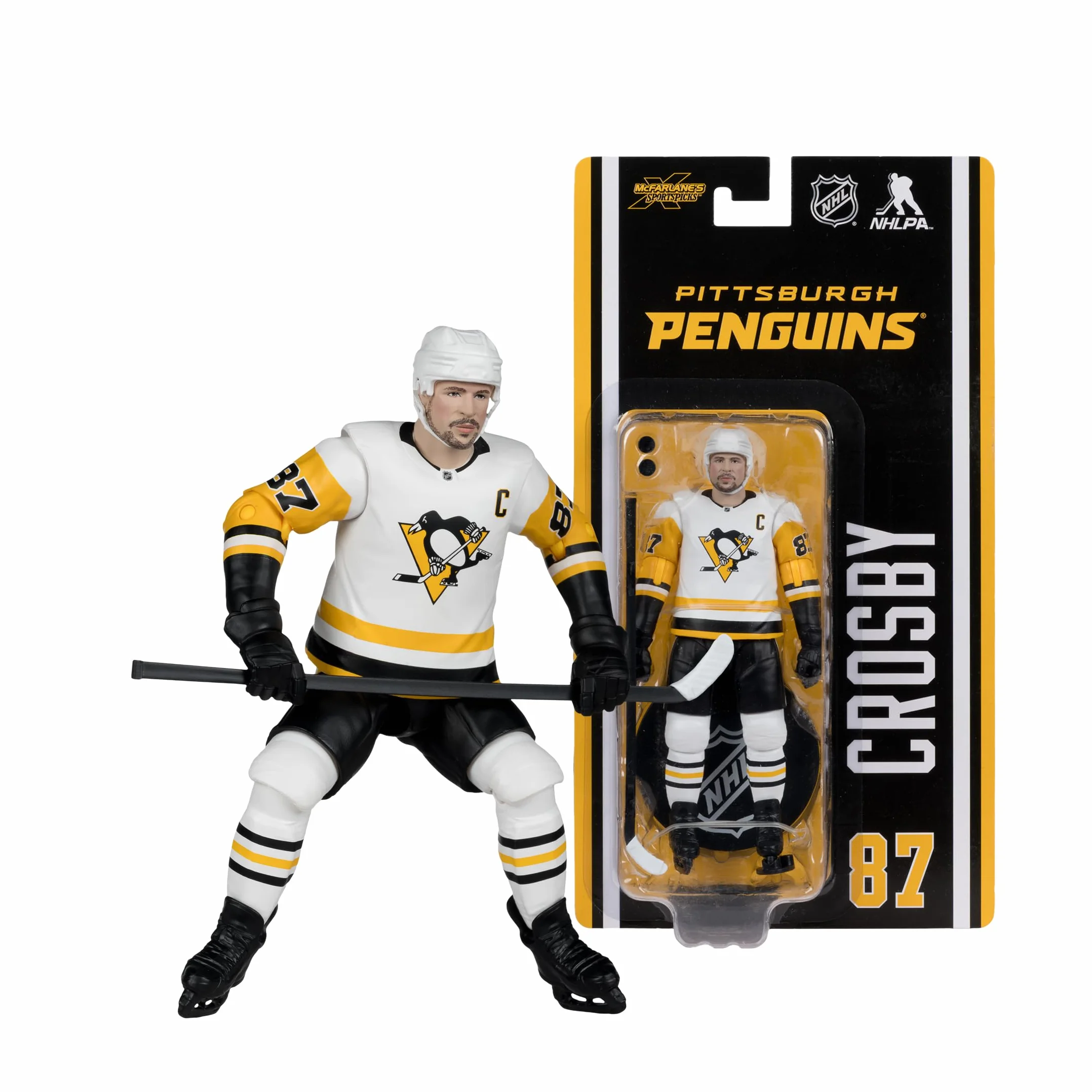 McFarlane Toys NHL Sidney Crosby Pittsburgh Penguins 6 pollici Action Figure SportsPicks