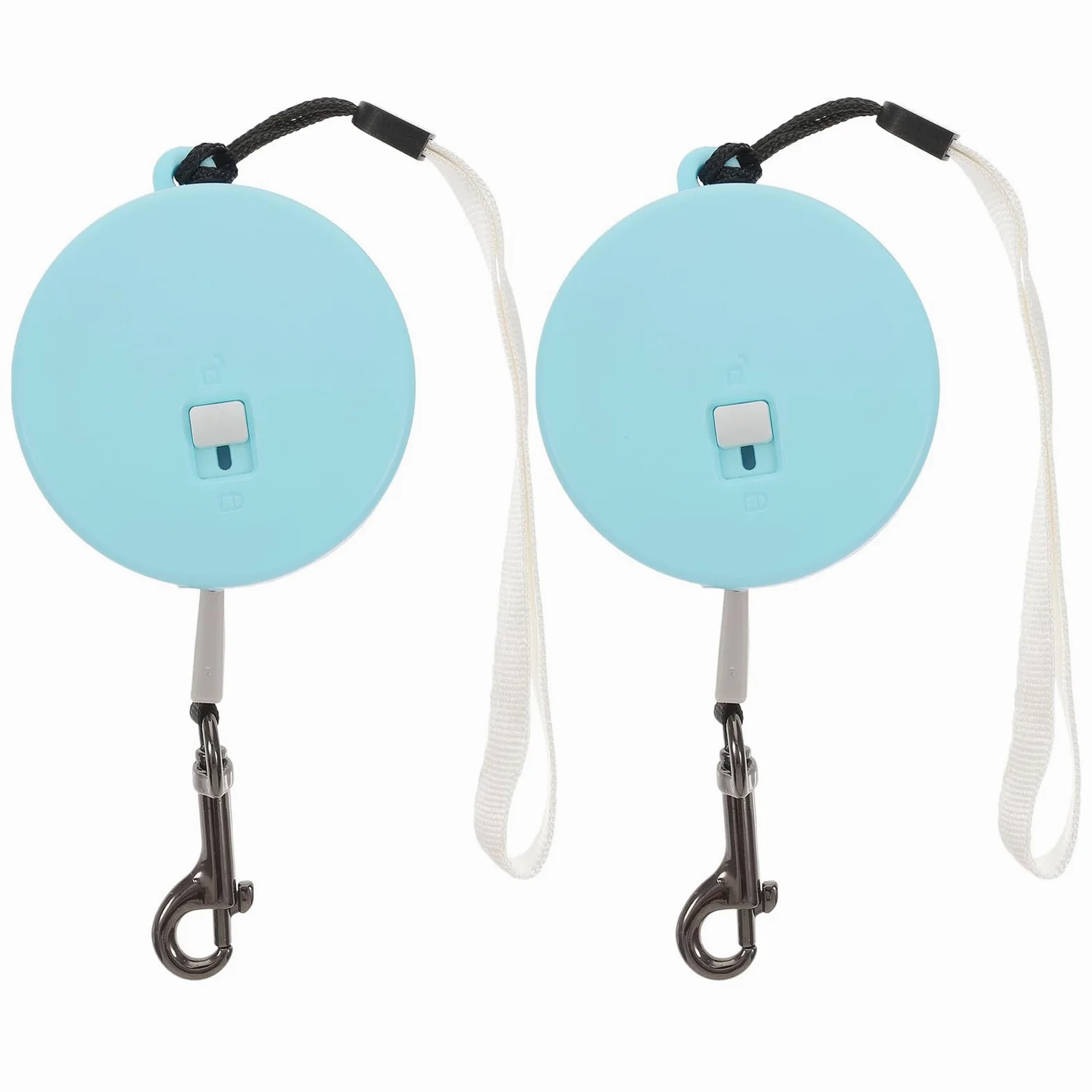Kichvoe 2 guinzagli retrattili per gatti: mini cordino di trazione automatico compatto - guinzaglio in corda di nylon anti-strappo - guinzaglio tascabile portatile per gattini e piccoli animali