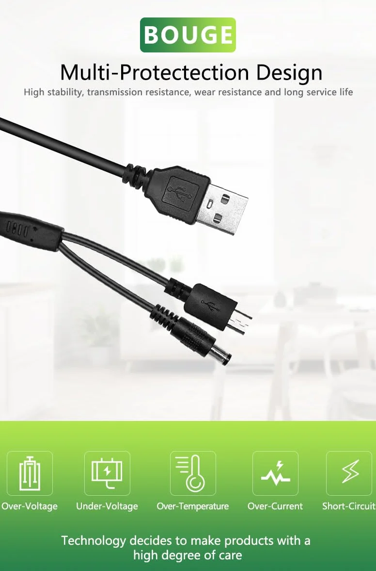Cavo di ricarica USB per Bousnic Collare di Dressage per Cani di Ricambio 2 in 1 Caricabatterie di Alimentazione per Bousnic Collare di Dressage per Cane e Telecomando