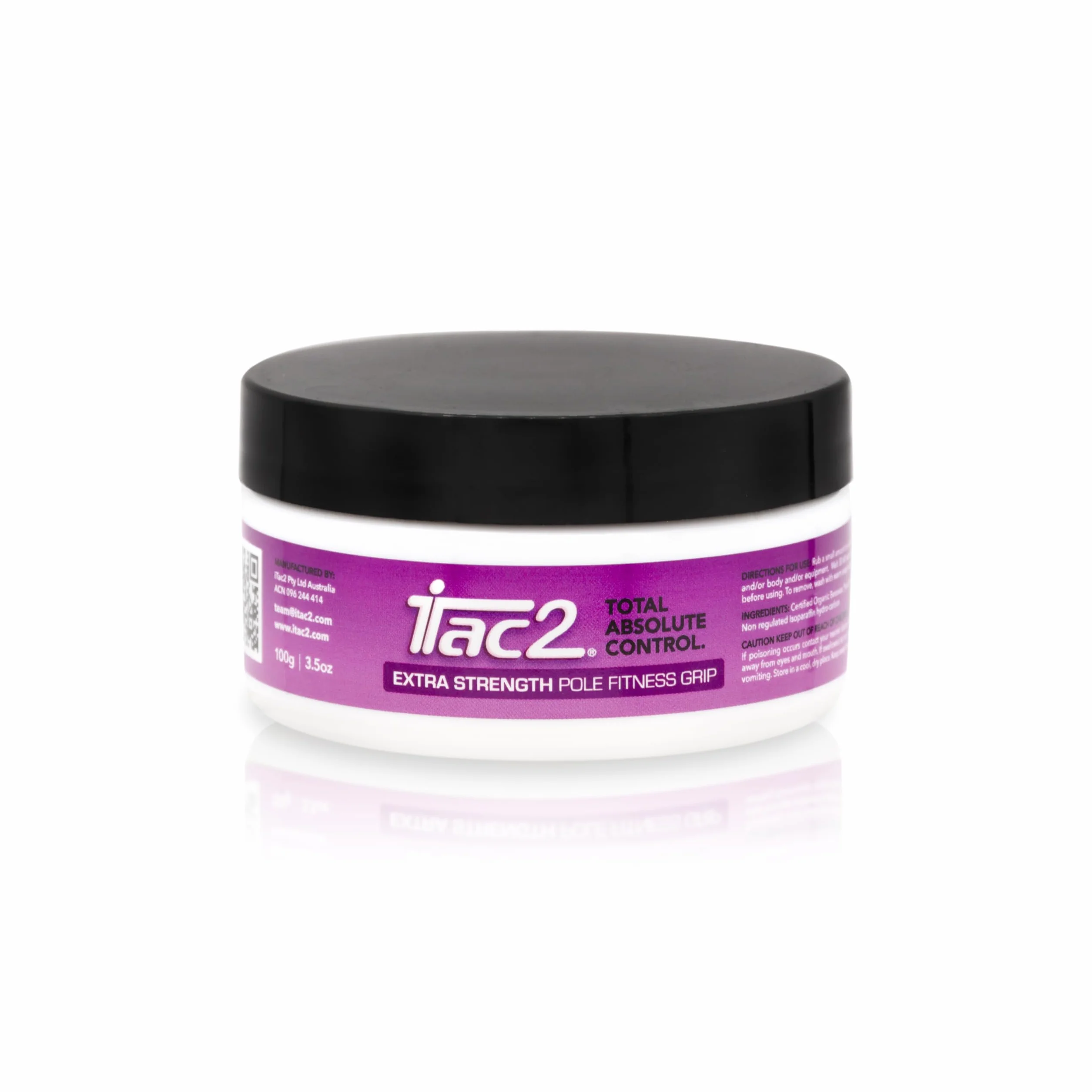 ITAC2® Impugnatura extra resistente (100 g) – Cera d'api a lunga durata per pole dance, seta aerea, fitness e sport, formula naturale, impermeabile, antiscivolo, per mani asciutte