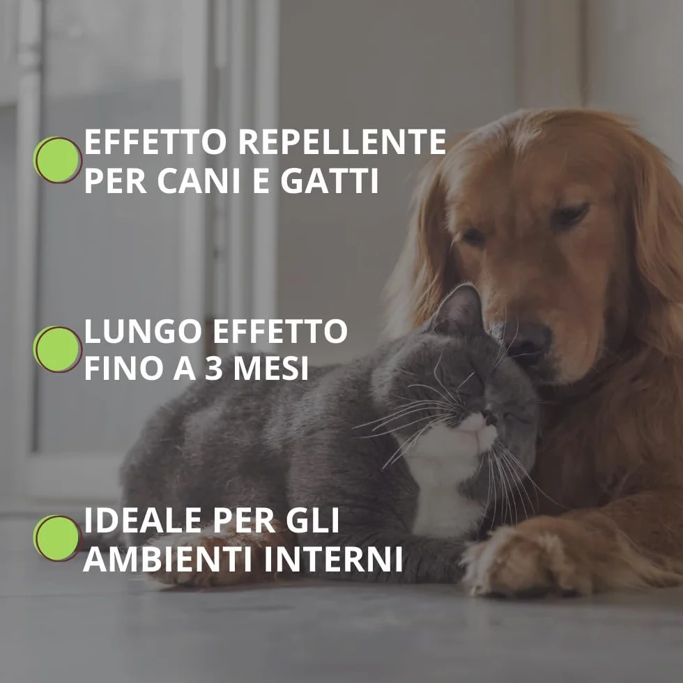 VITHAL Repellente Cane e Gatto Spray 250ml - Protezione Totale Per Interni Ed Esterni, Durata Fino a 3 Mesi, Spray Pronto All’Uso