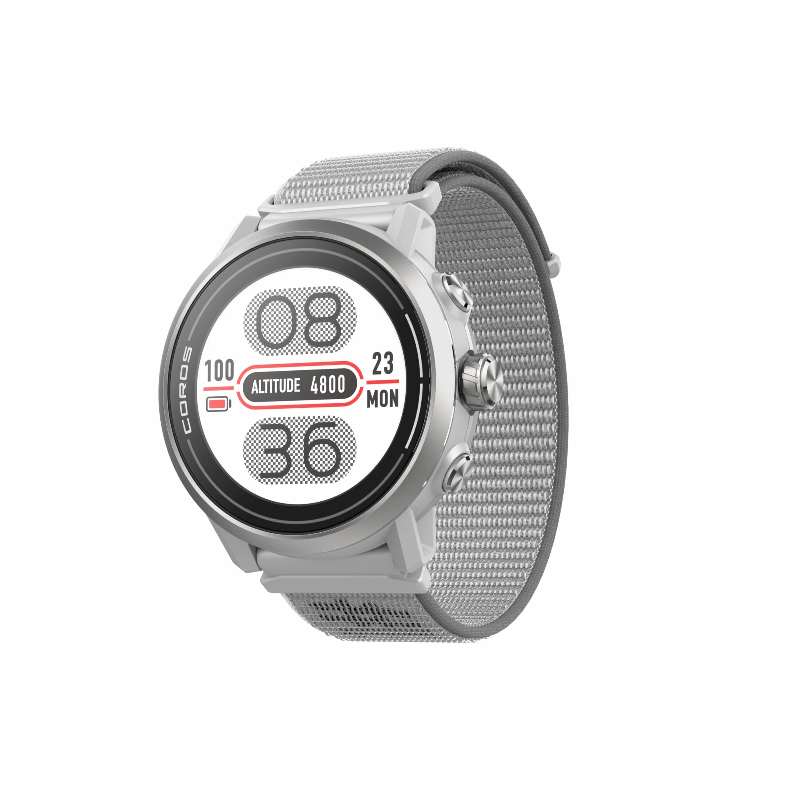 COROS Apex 2 Orologio GPS Outdoor, 1,2" Zaffiro Titanio, 17 giorni di autonomia, Navigazione al polso, Mappe offline, Cardiofrequenzimetro, Misurazione del sonno, Corsa, Ciclismo (Grigio)