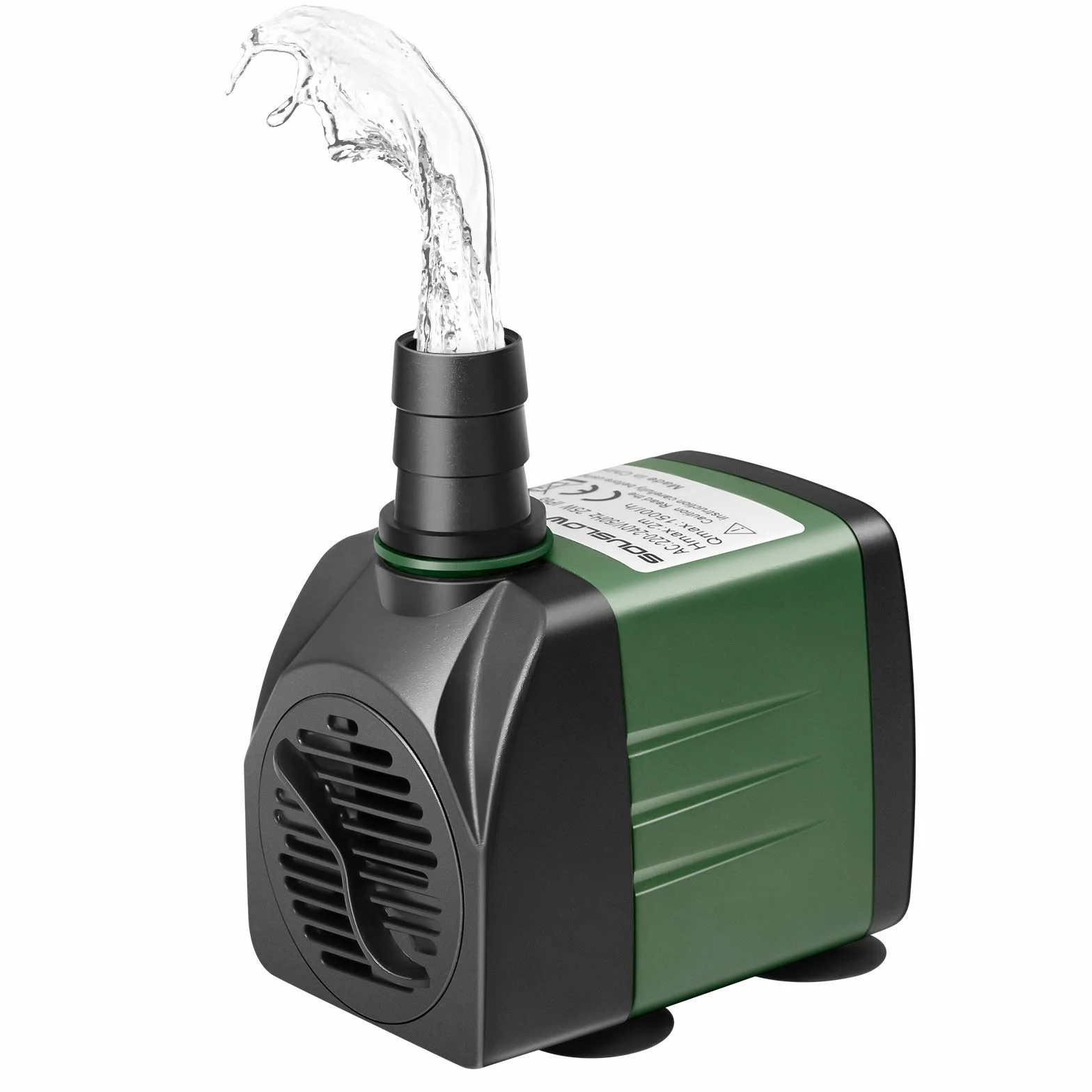 Pompa ad Acqua Sommergibile 15W 1000 L/H AC220-240V Pompa ad Acqua per Acquario con 1 ugello per acquario, laghetto, fontana da giardino, sistema idroponico