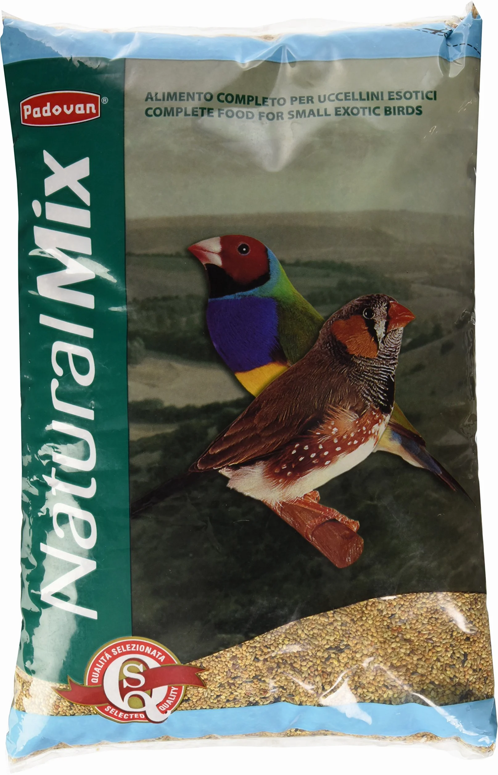 Padovan Naturalmix Miscela Completa di Semi e Cereali Per Uccelli 5 Kg