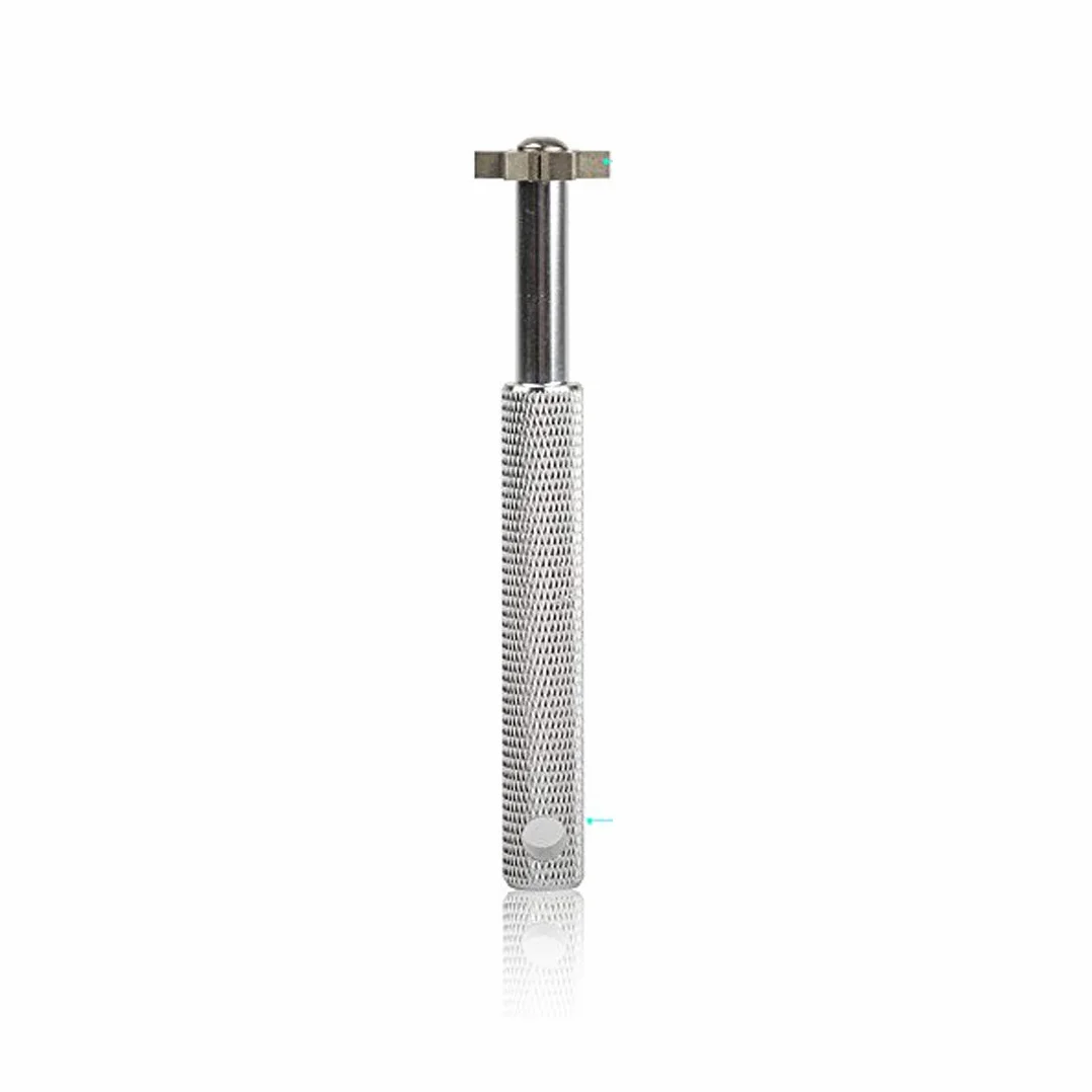 Golf Club Groove Sharpener Wedge riscolpitura per aspirapolvere con 6 testine per cunei e Utility Club Nuovo di ricambio, Silver