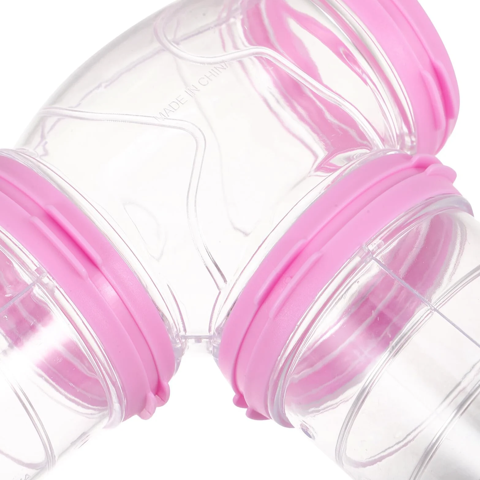 2 Set Tunnel Gioco per Criceti Trasparente Tubo Plastica Resistente per Furetto Topi e Piccoli Animali Kit Espandibile per Gabbie Facilmente Pulibile e Visibile