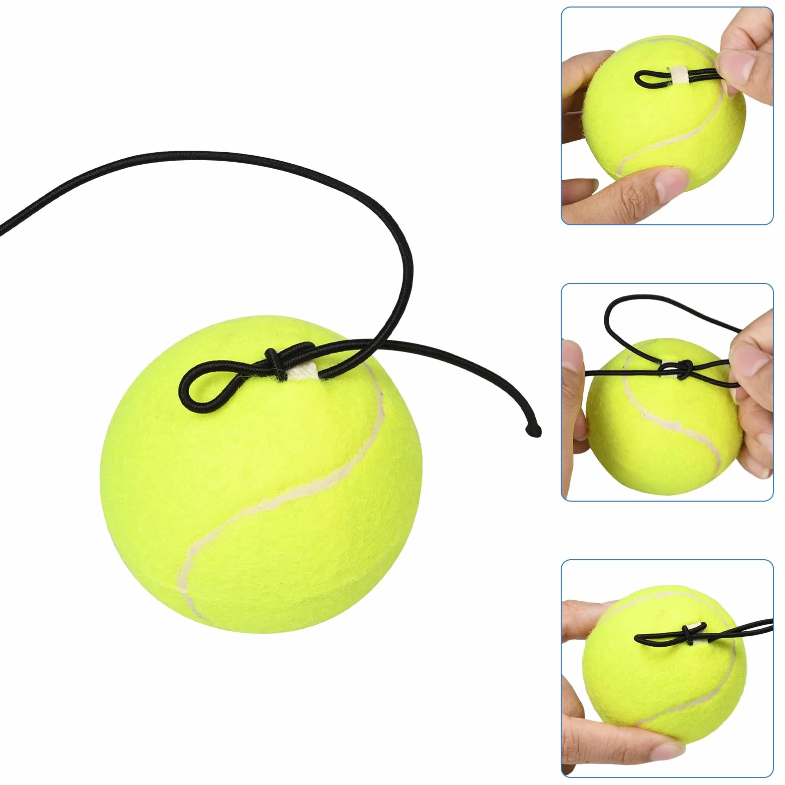 Allenatore Tennis con Base, Corda e Palla da Allenamento