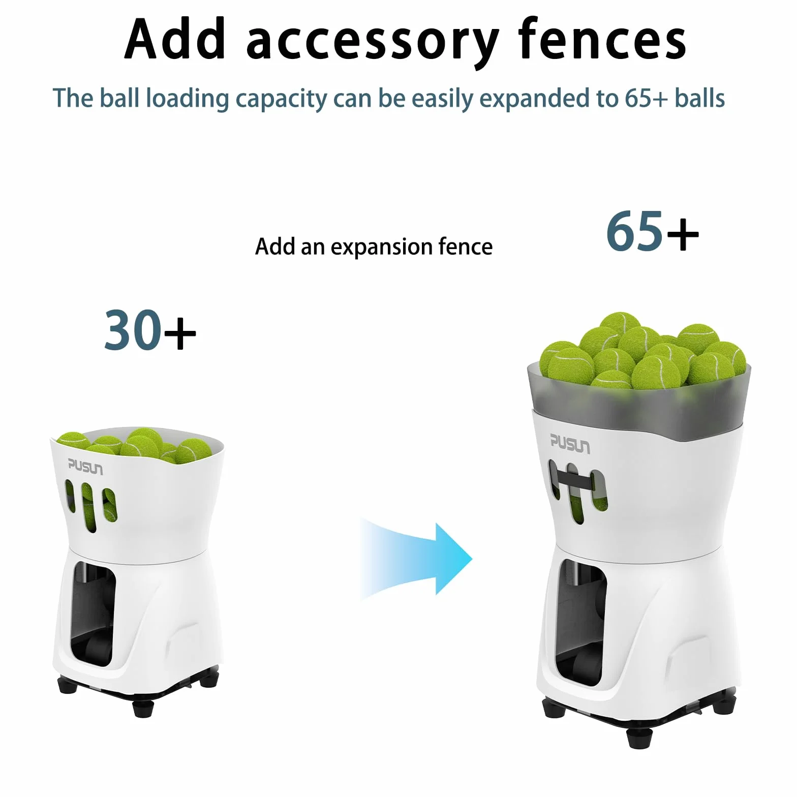 PT Mini PRO Macchina per palline da tennis compatta leggera per principianti auto-allenamento
