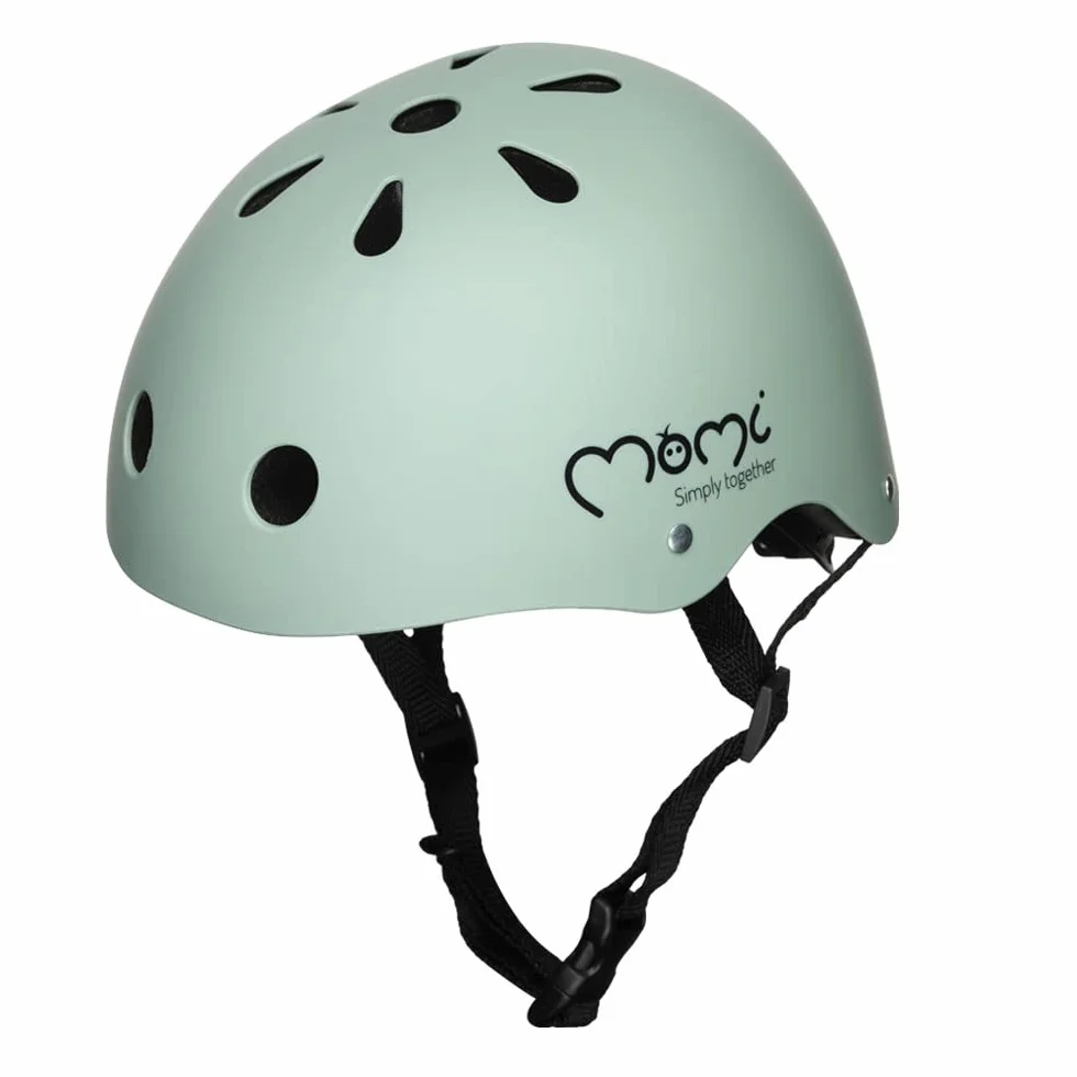 MoMi MIMI Casco per bambini regolabile, circonferenza testa 48-55 cm (1-4 anni), casco da bicicletta per bambini resistente agli urti e agli impatti, 11 prese d'aria, imbottitura in schiuma