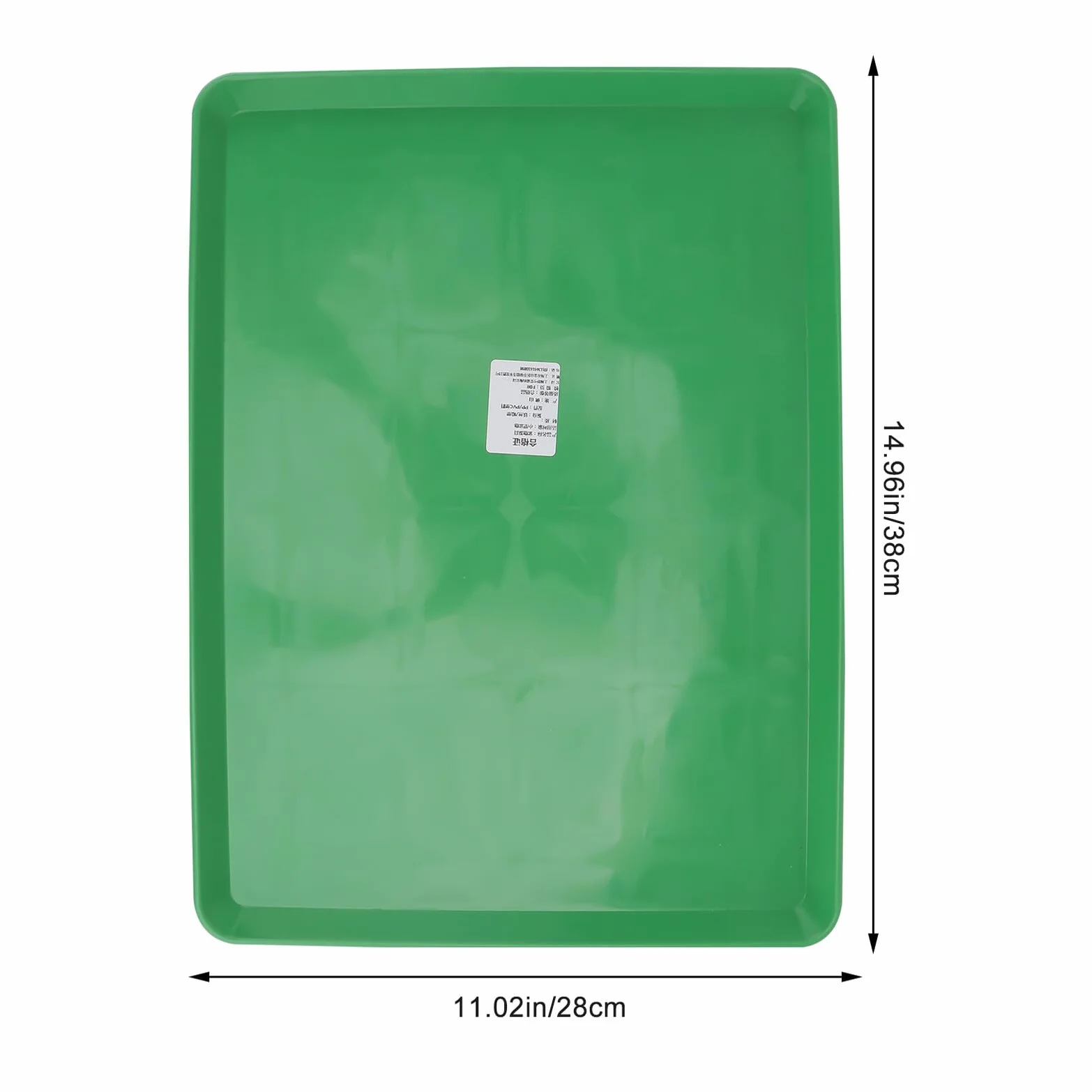 Vaschetta Pet Tray in Plastica Verde Resistente per Gabbia Coniglio