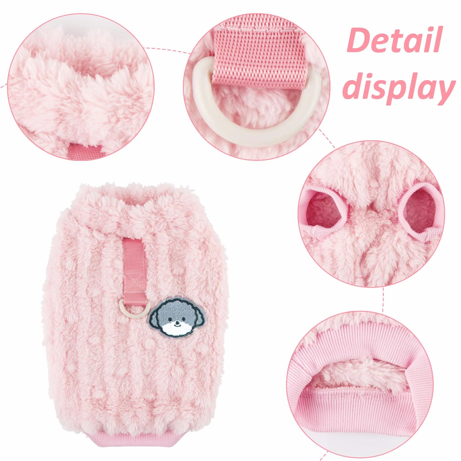 ACTOYS Felpe per Cani Taglia Piccola Abbigliamento Autunno Inverno