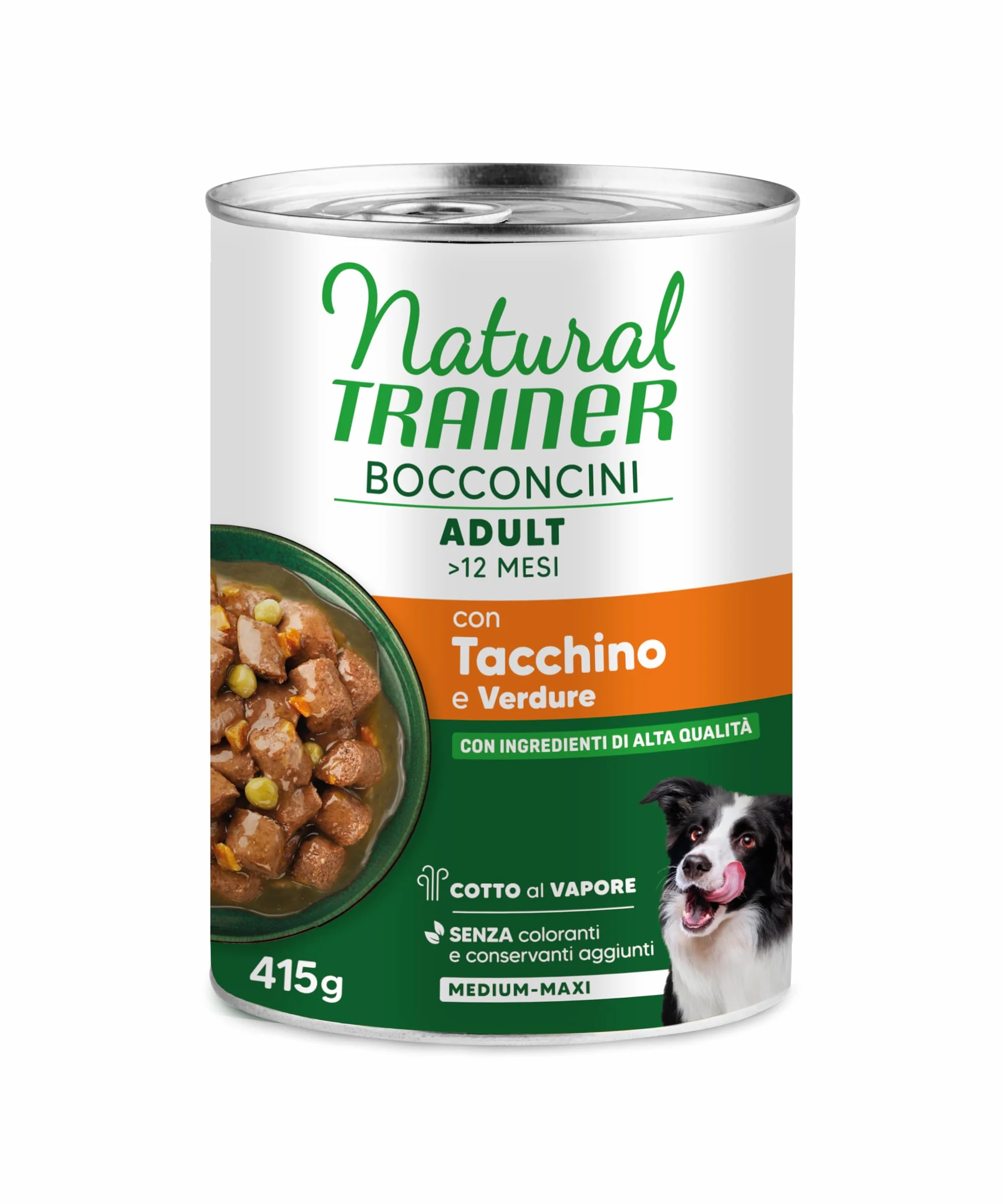 Natural Trainer Bocconcini per Cane Medium & Maxi con Tacchino - 12 x 415g