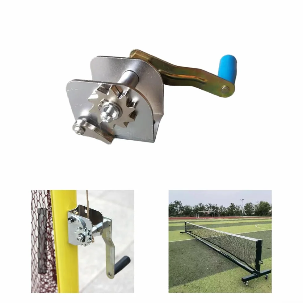 Tenditore a manovella per rete da badminton e corda da tennis