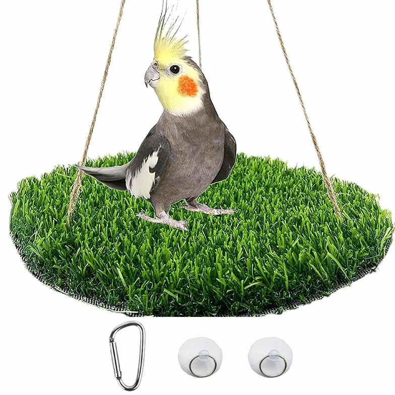 Amaca sospesa per rettili e uccelli in polipropilene portatile naturale