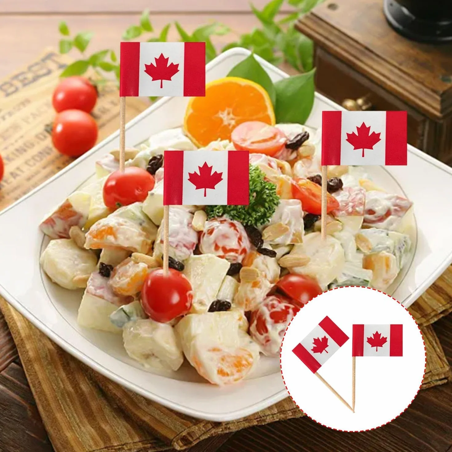 Bandiere Canadesi 200 sztuk Bandiere della Coppa del Mondo