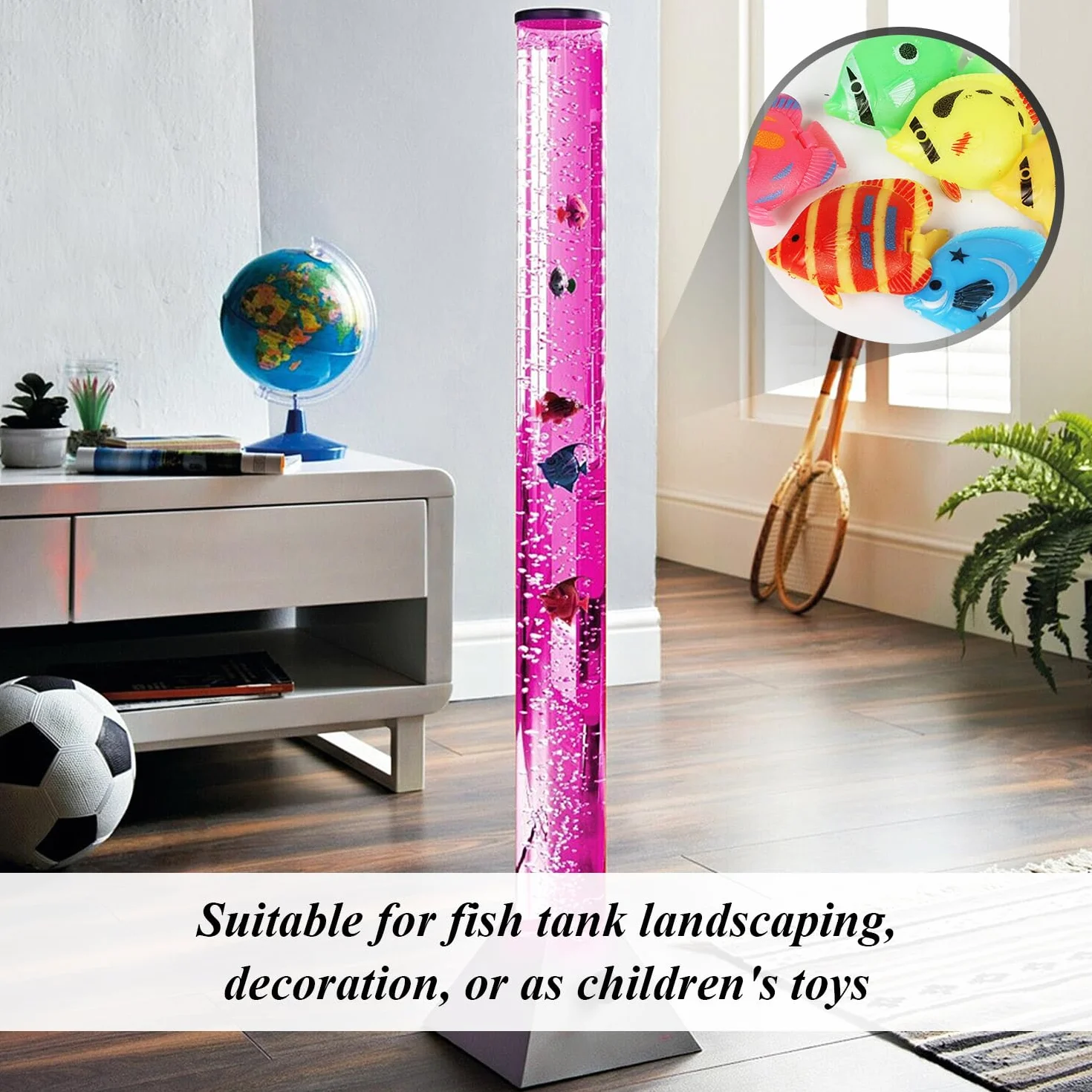 20 Pezzi di Plastica Piccoli Pesci, Modelli di Pesce Simulati, Forniture Paesaggistiche del Serbatoio di Pesce, Decorazioni per Le Vasca per I Pesci E Giocattoli per Bambini.