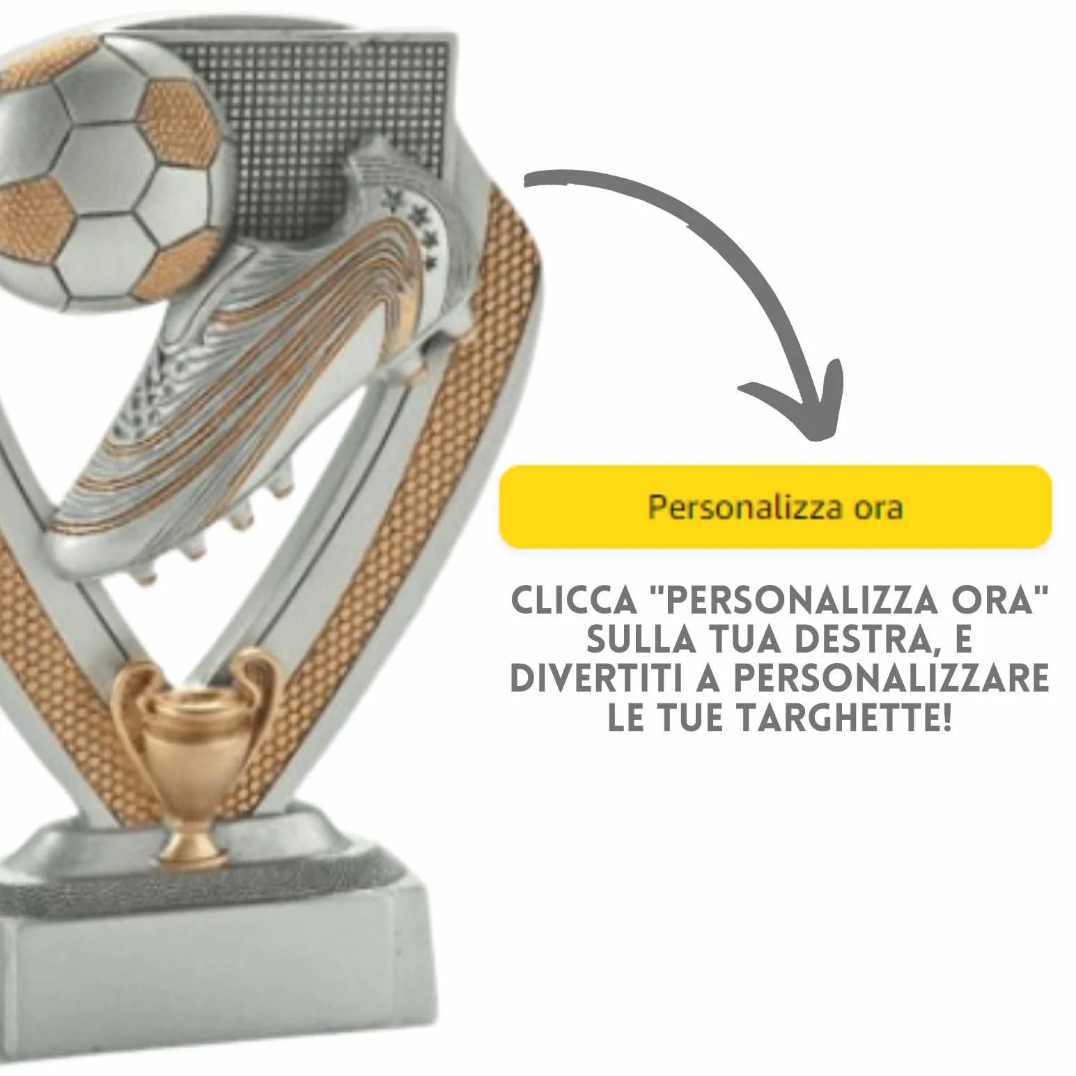 Coppe Premiazioni per Tutti Gli Sport, Statuette e Premi per Fantacalcio, Calcio, Padel, Tennis, Basket, Volley, Partecipazione, 18 cm
