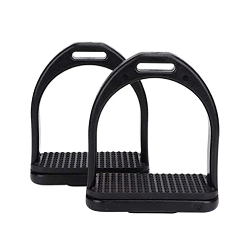2 staffe per cavallo leggero di sicurezza sella inglese equitazione nero staffa cavallo