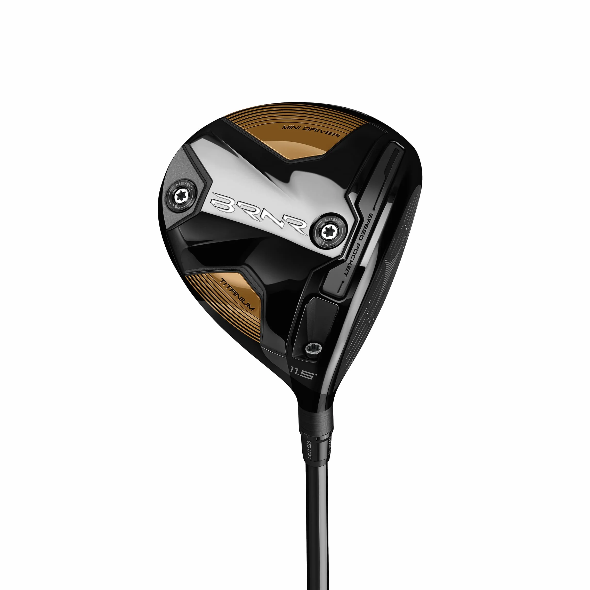 TaylorMade Brnr Mini Driver 13.5/RH R, Autista Uomo, Nero
