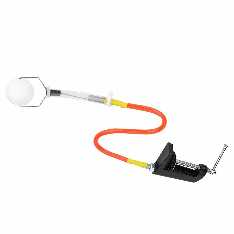 MAGT Macchina per Palline da Ping-Pong, Allenatore di Tennis da Tavolo in PVC Regolabile Fisso a Rimbalzo