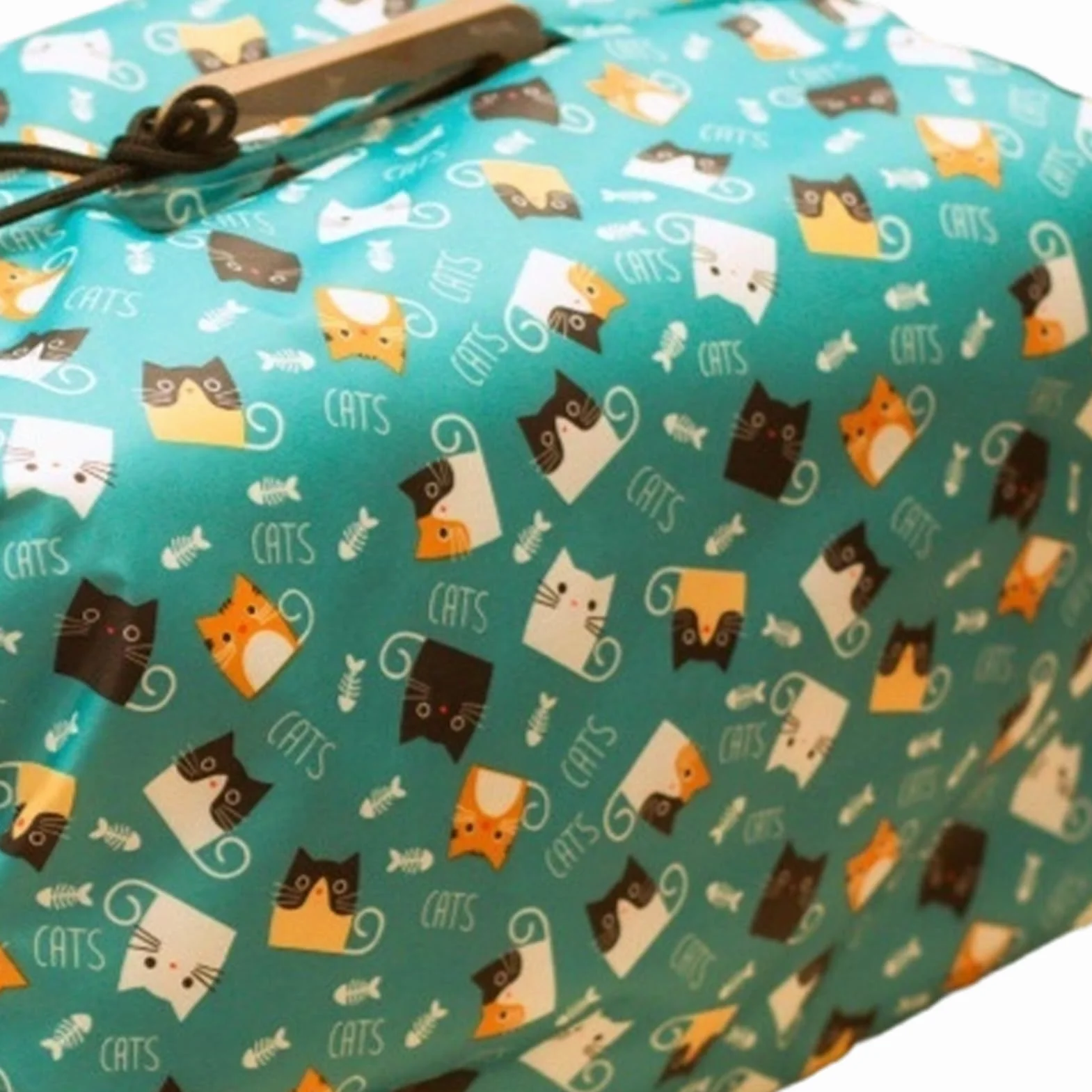 Generico Copertura per cassa 58x37x37 cm Protezione in tessuto Oxford antivento per gabbia invernale cuccioli gatto