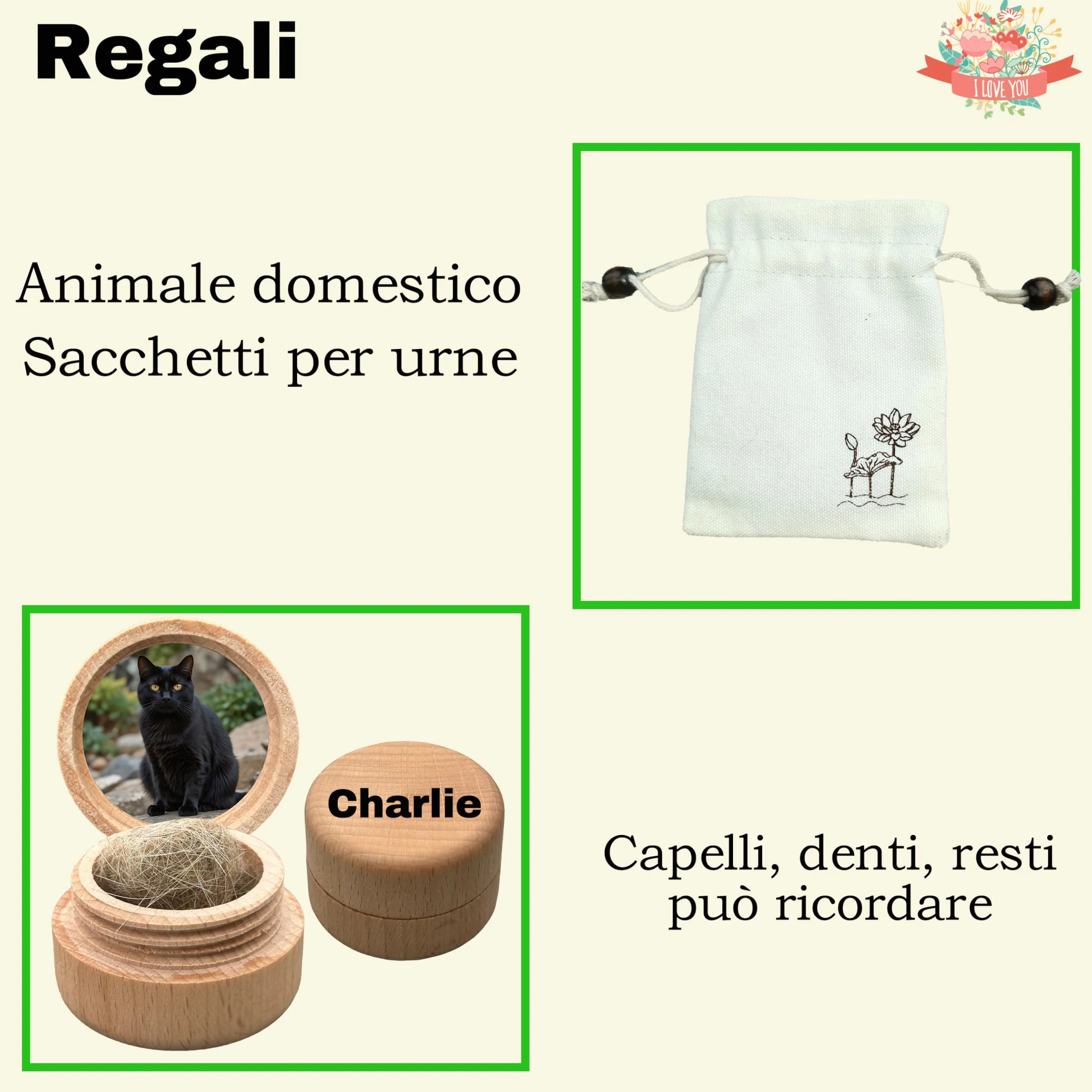 Urna per gatti in ceramica fatta a mano per ceneri di piccoli animali (bianco)