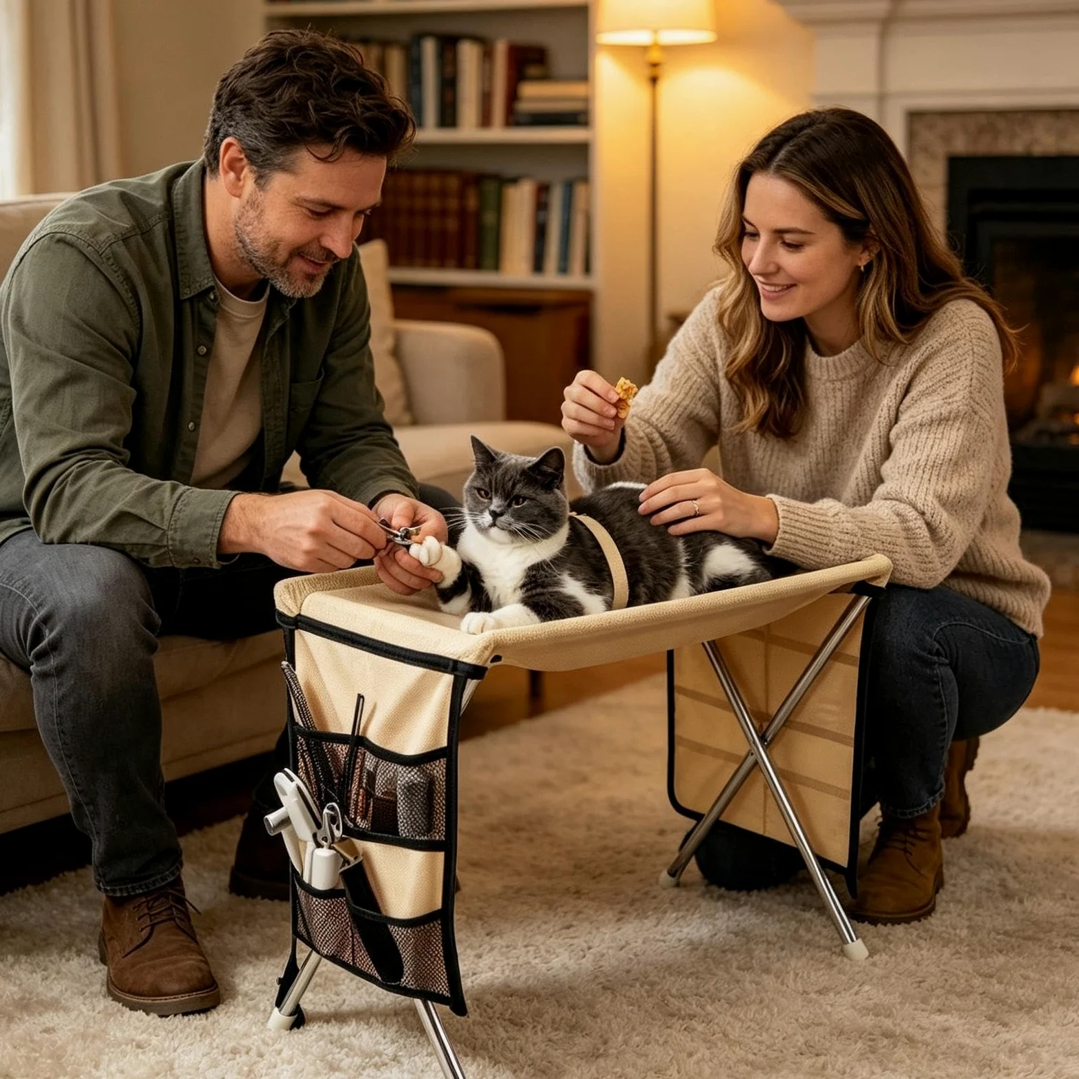 Tavolo Toelettatura Cani Supporto Rimovibile Traspirante | Amaca Per Taglio Unghie Cani Per Cuccioli, Cani Anziani, Bagno, Doccia, Lavaggio, Taglio, Rasatura, Spazzolatura, Salone,