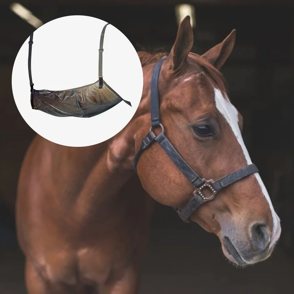 Guardia della pancia del cavallo, Guardia del ventre della mosca del cavallo, Addome del cavallo regolabile Protezione ventilata Pancia traspirante Rete per la copertura del tappeto per adulti Weiting