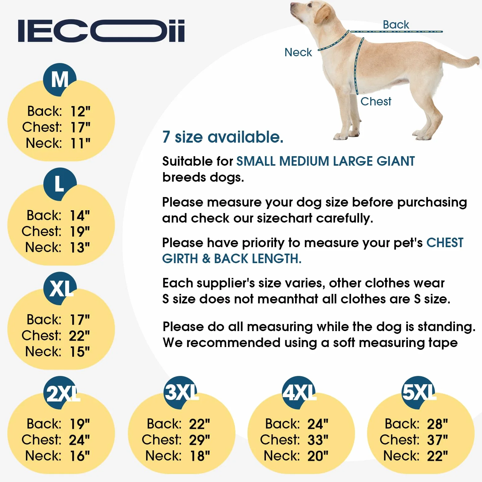 IECOii 2 camicie rinfrescanti per cani senza maniche traspiranti taglia 5XL verde rosa