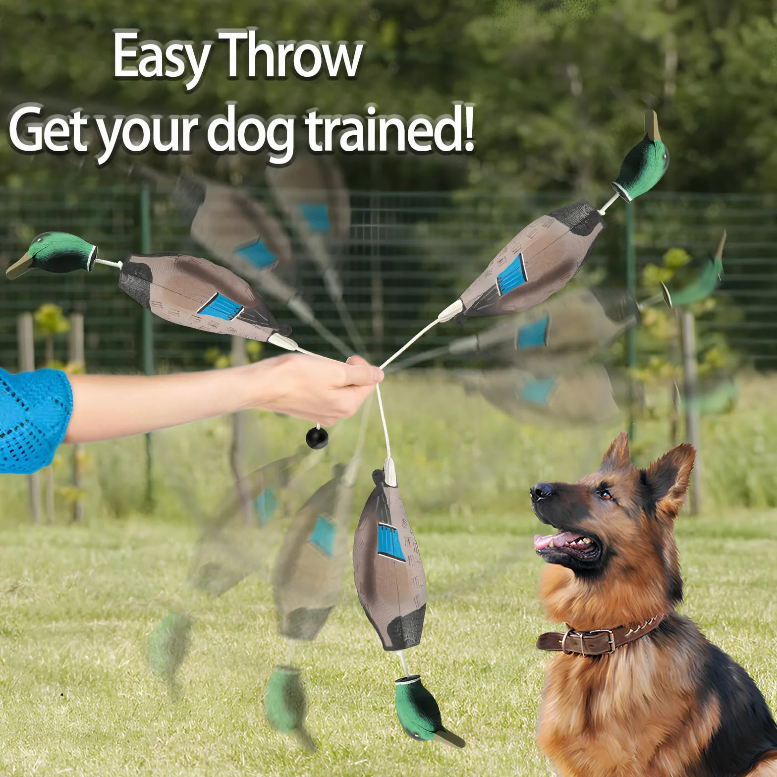 Anatra Giocattolo per Addestramento Cani, Dummy per Cani, Giocattolo Accessori per Cane da Caccia, Accessori per Cani da Caccia per L'addestramento delle Abilità dei Cani da Caccia Retriever