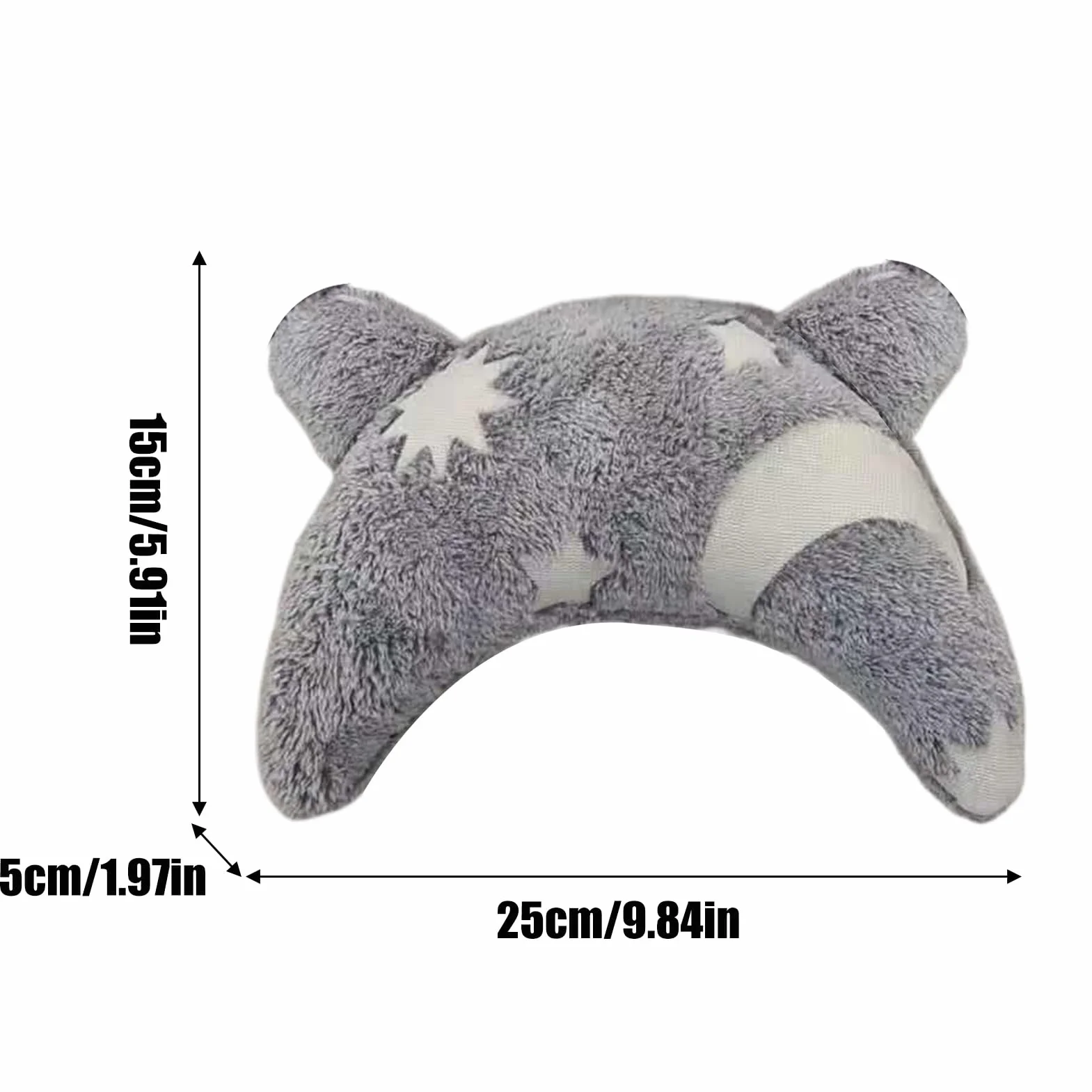 Cuscino calmante per cani, cuscino di supporto per il collo, cuscino ortopedico in memory foam, cuscino per cani in morbido pile anti ansia, comodo aiuto cervicale per casa, letto, divano, cassa, uso