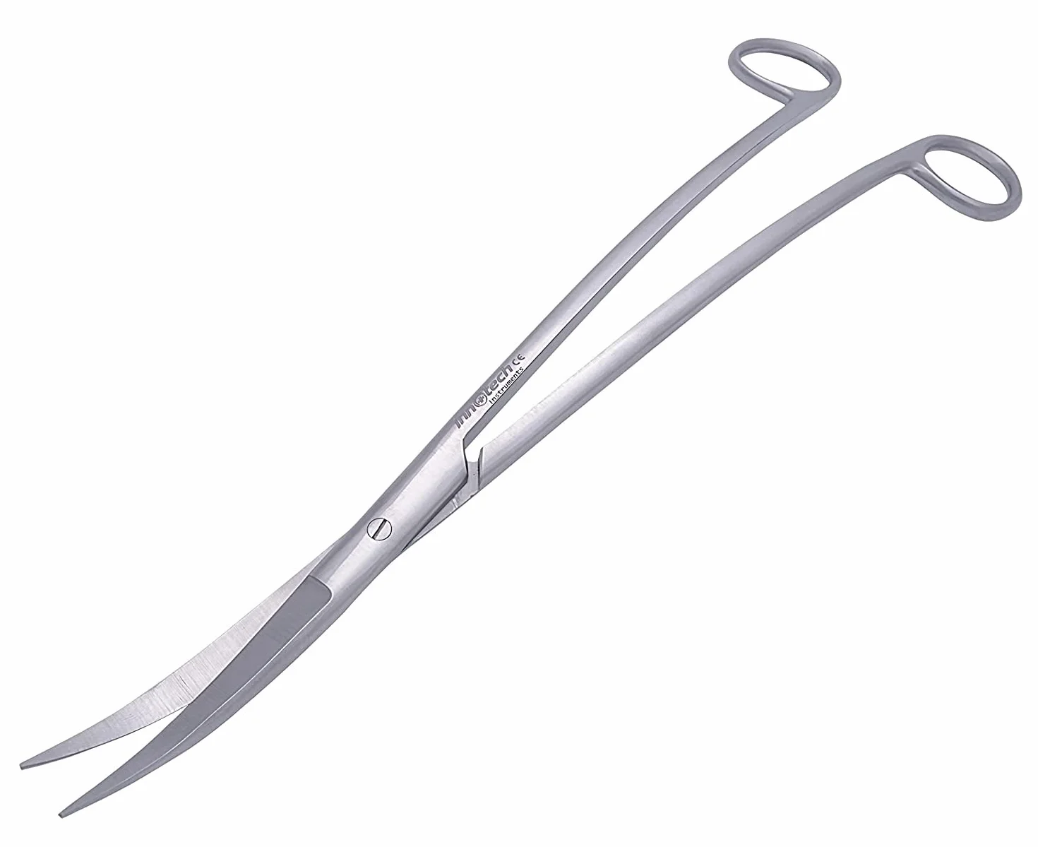 Innotech forbici per acquario ondulate nere 30 cm Argento