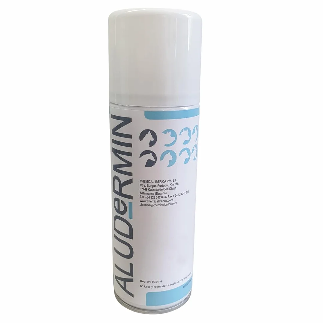 Aludermin Spray per ferite nei cani 270 ml | Disinfettante cani - Per la pulizia e la cura delle zone ferite - Cura ottimale delle ferite - Ferite del cane - Cicatrizzante cani spray