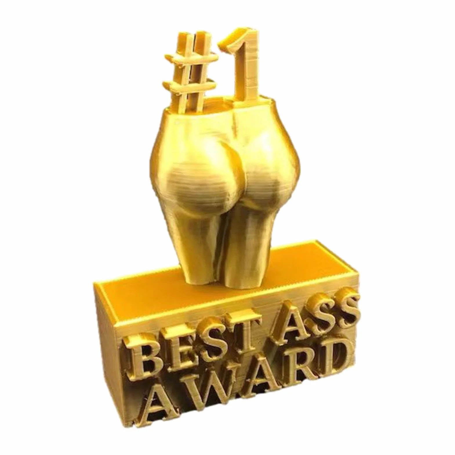 Miglior Ass Award, Per Il Miglior Culo, Scultura Mano Arredamento Trofei Ornamento, Miglior Asso Dorato Resina Trofei, Decorazioni Da Scrivania Resina