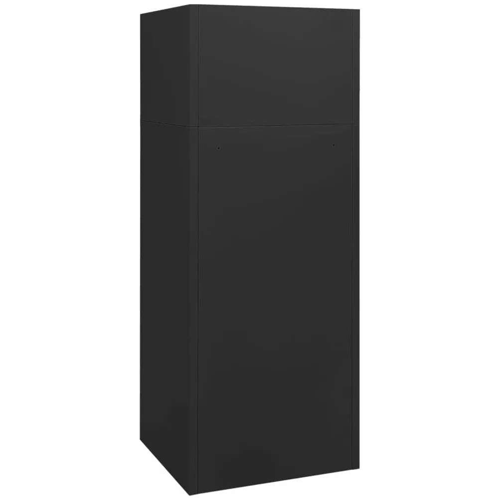 vidaXL Armadietto per Sella Antracite 53x53x140 cm in Acciaio
