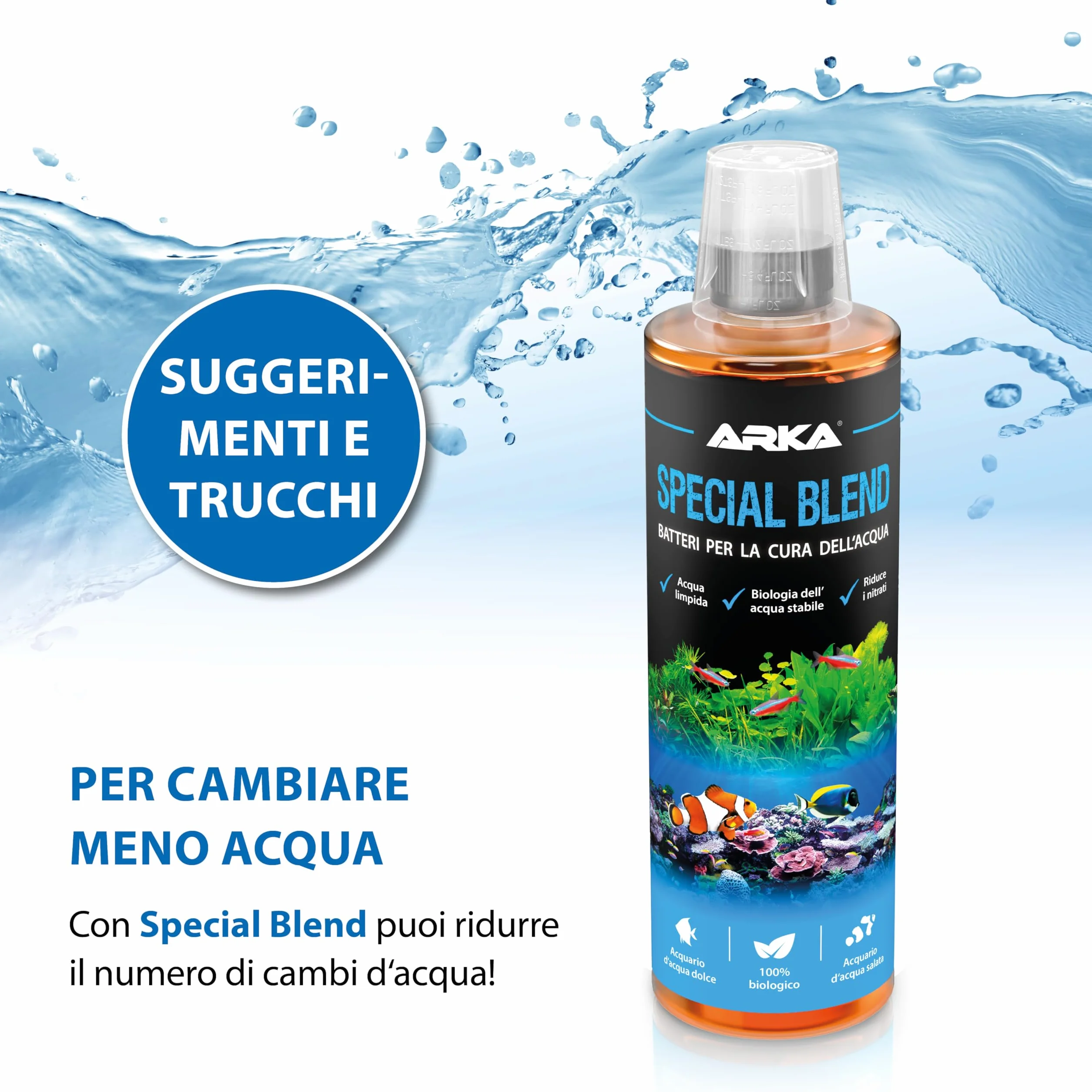 MICROBE-LIFT Xtreme Condizionatore acqua acquario 118 ml – rimuove cloro, ammoniaca e nitriti – neutralizza metalli pesanti