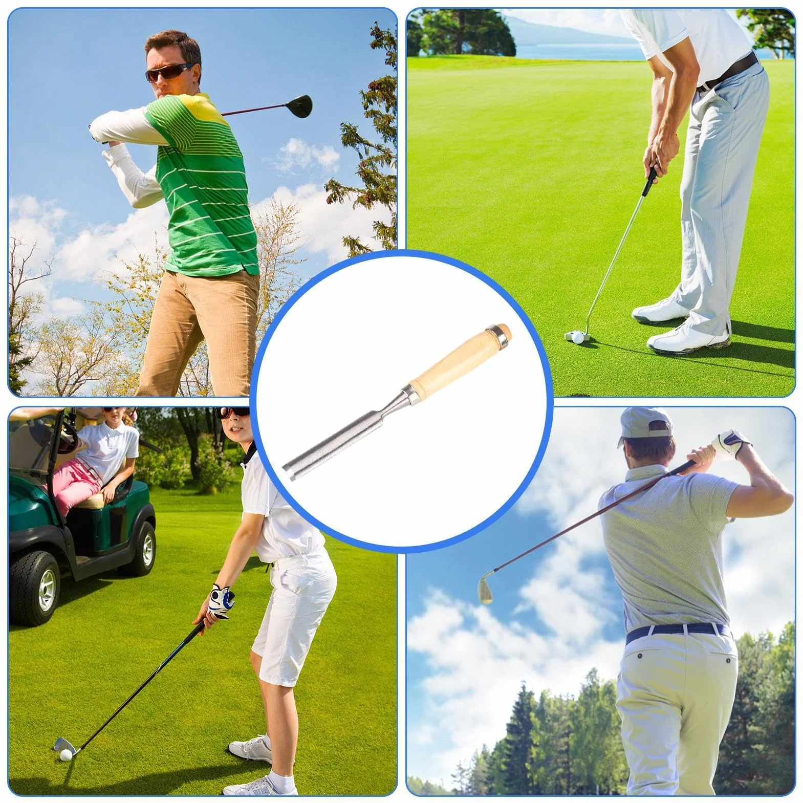 Narzędzie do usuwania taśmy z uchwytu golfowego, bezpieczne usuwanie taśmy golfowej