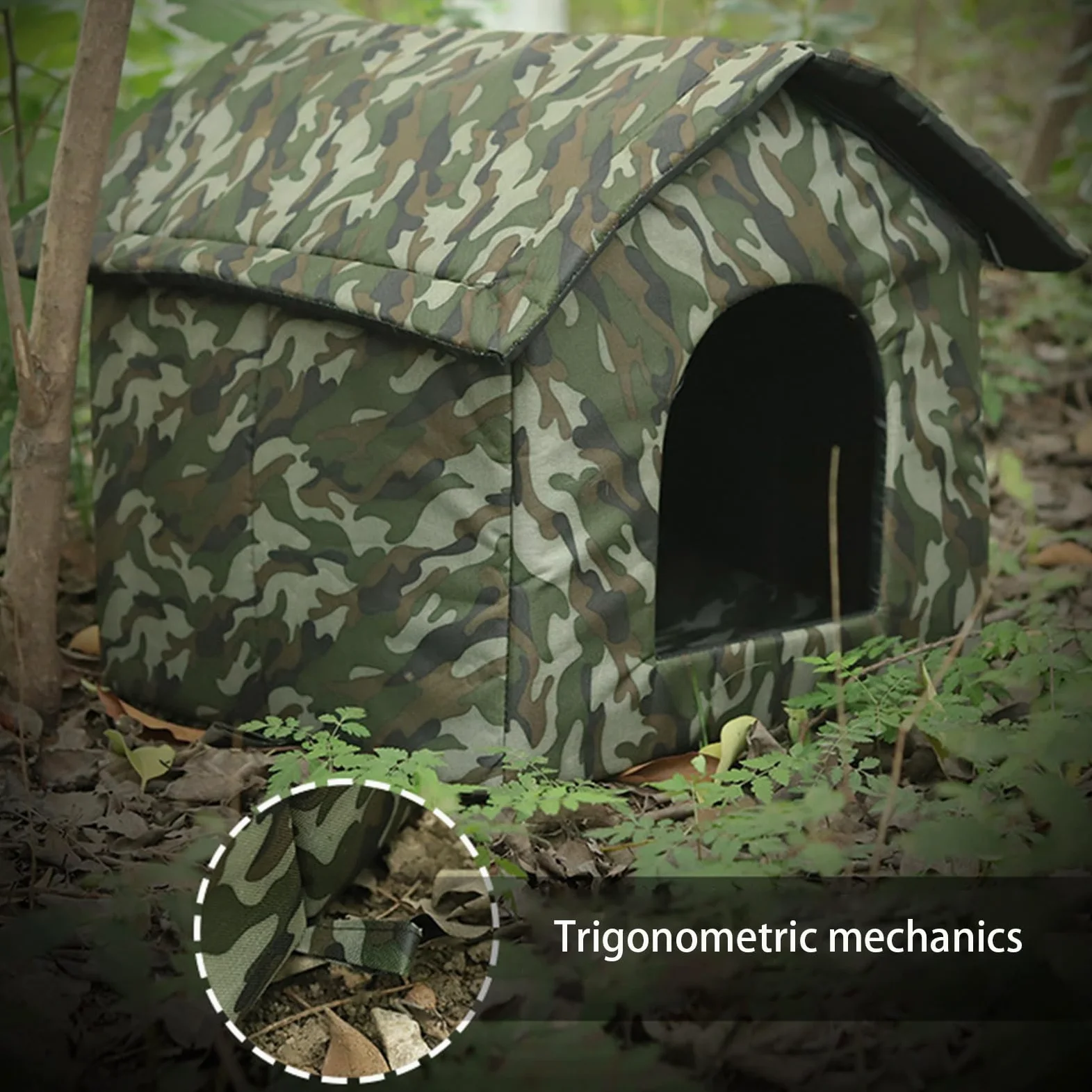Cuccia per cani da esterno, antivento, antiscivolo, impermeabile | Cuccia isolata per cani e cuccioli, per gattini, cuccioli, gatti selvatici all'aperto